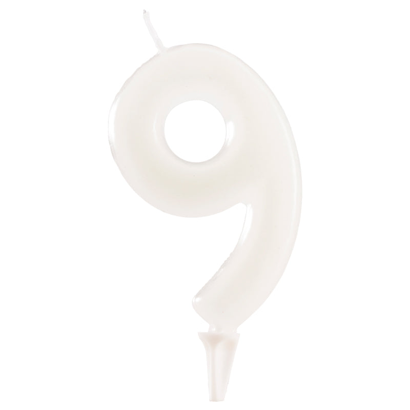 ESPOSITORE 12 CANDELINE Nº9 FLUORESCENTE 6CM