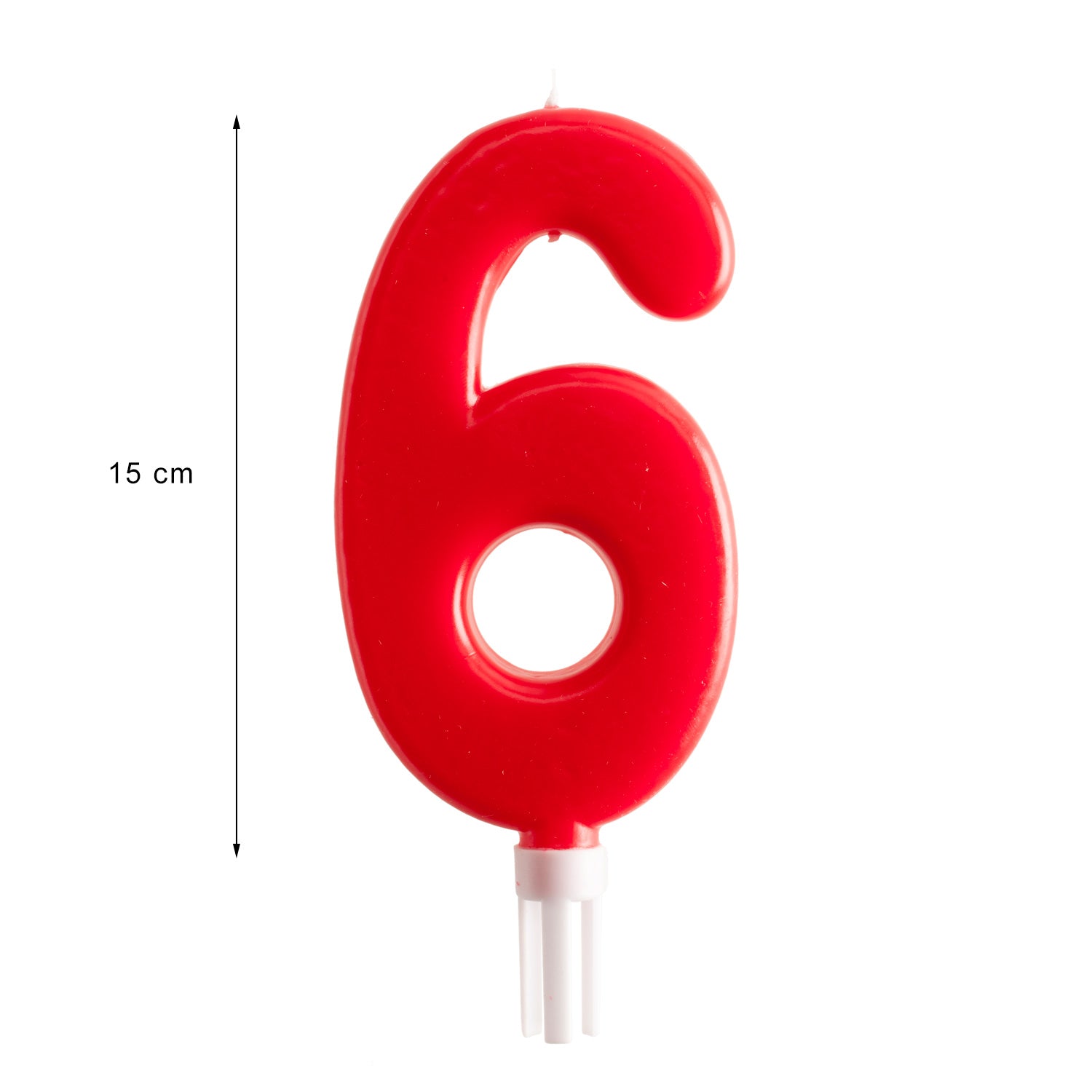 ESPOSITORE 6 CANDELINE GIGANTI Nº6 -15CM