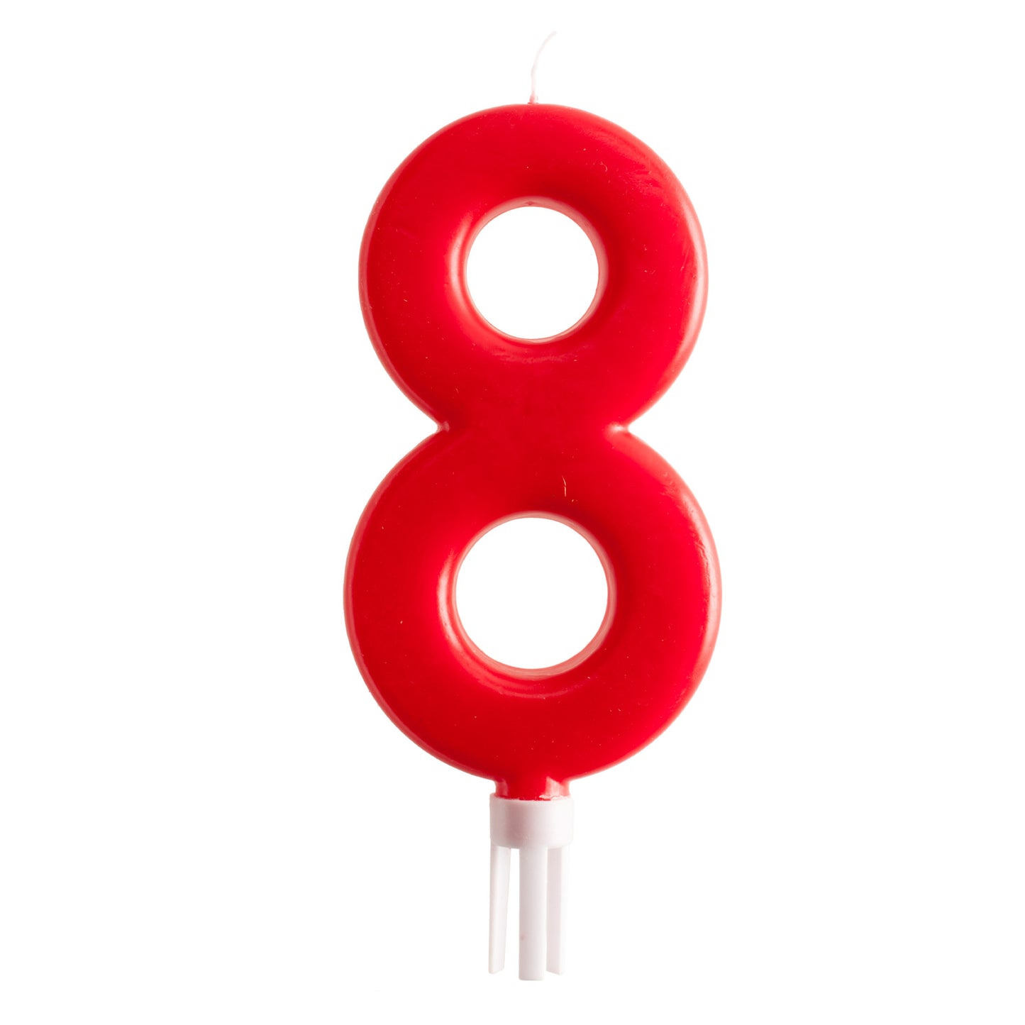 DISPLAY 6 VELAS GIGANTES Nº8 -15CM