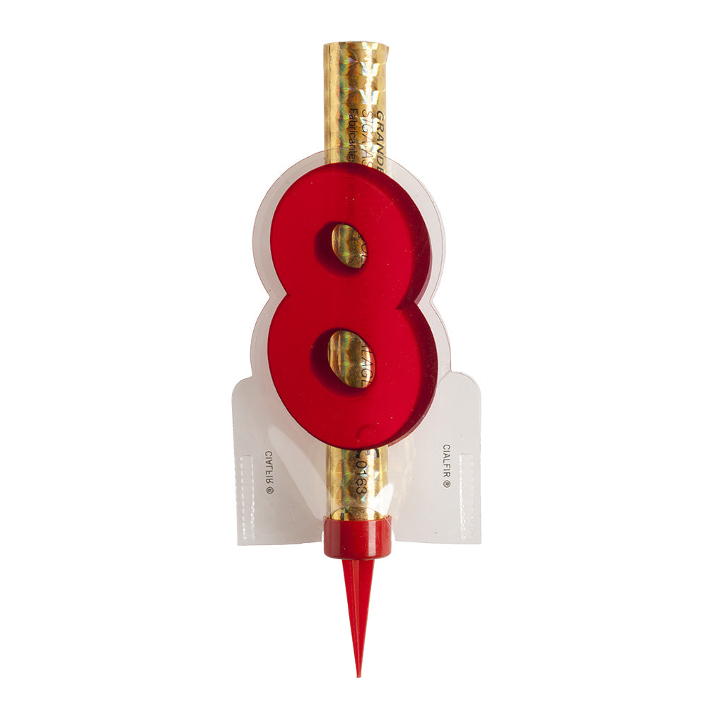 DISPLAY 12 CANDLE SPARKLER NUMBER 8 12 CM