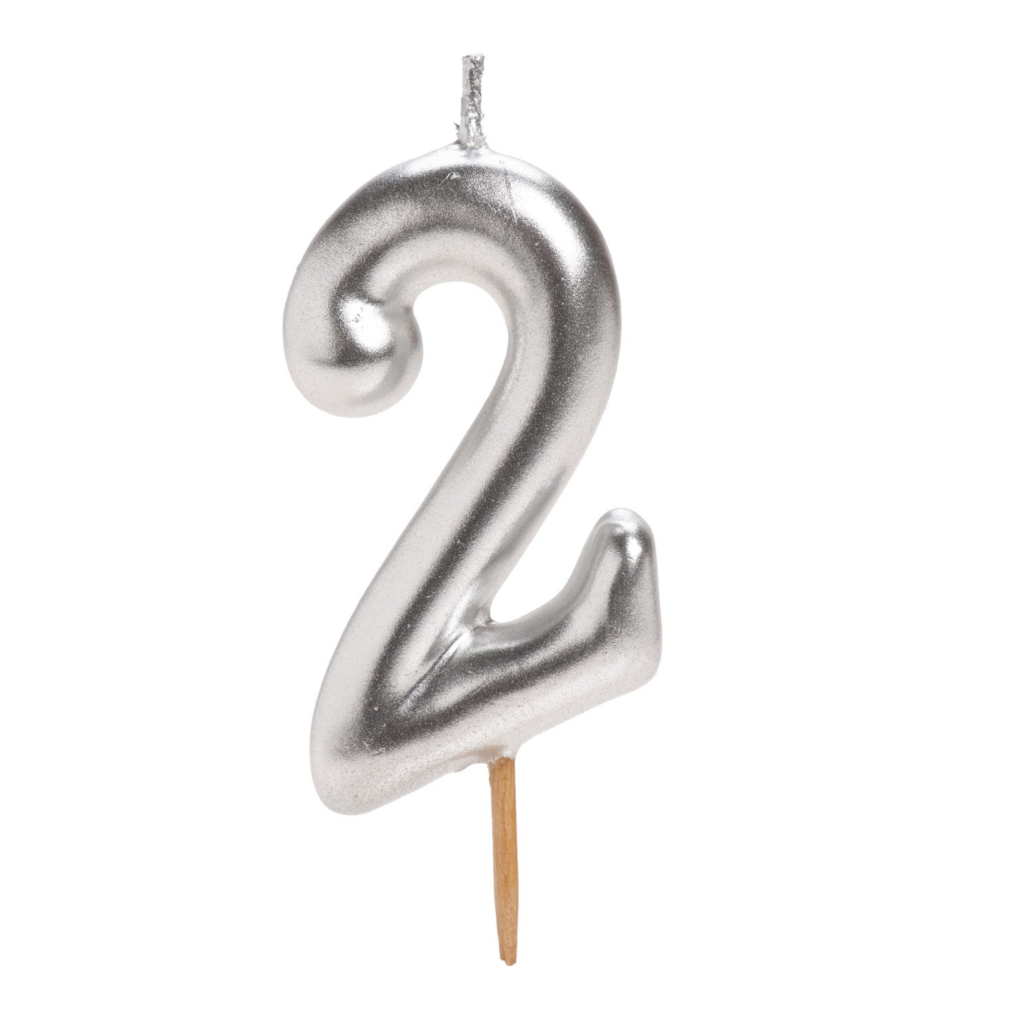 BOUGIE D'ANNIVERSAIRE COMIC EN ARGENT | Nº2