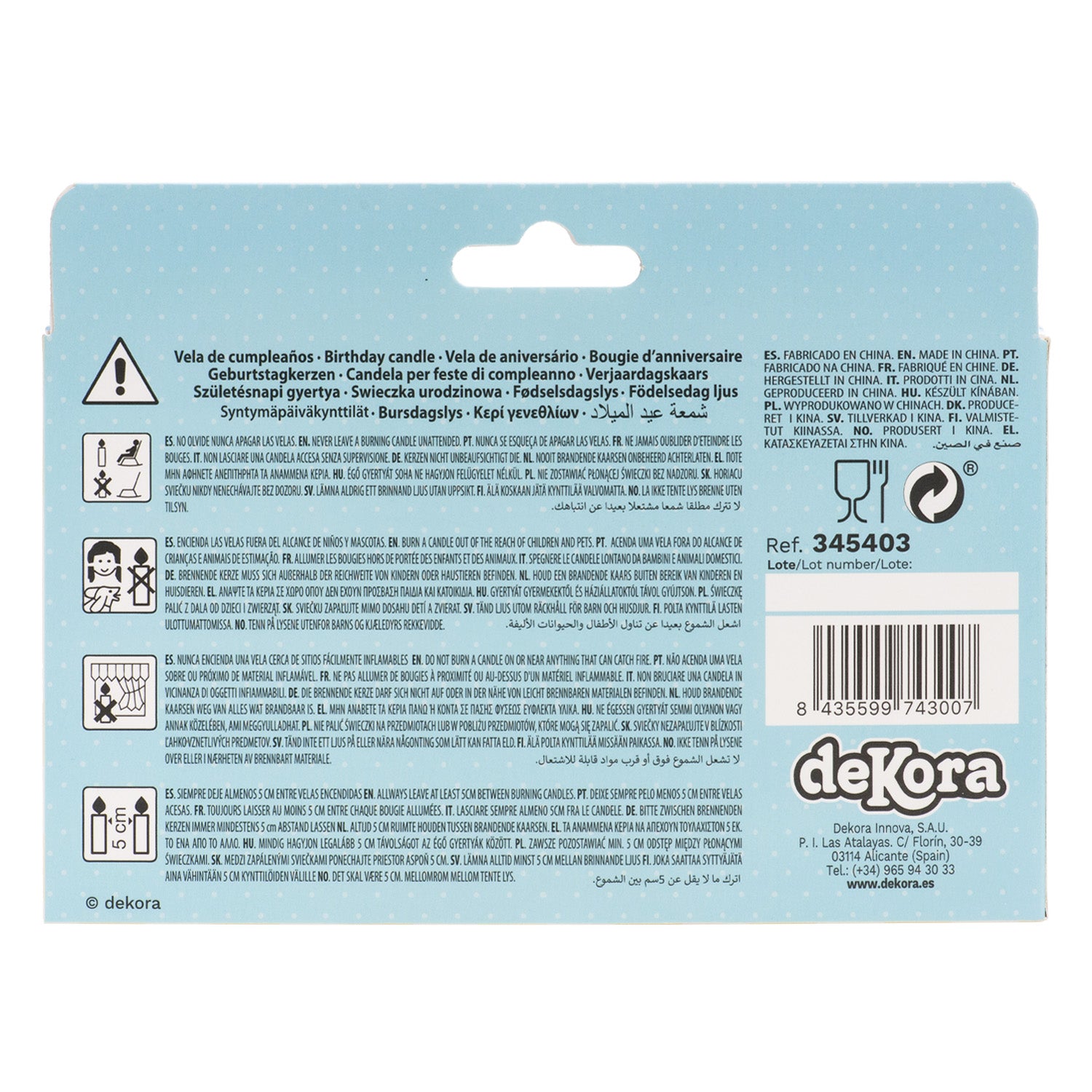 VELAS CUMPLEAÑOS MY BABY 4UD