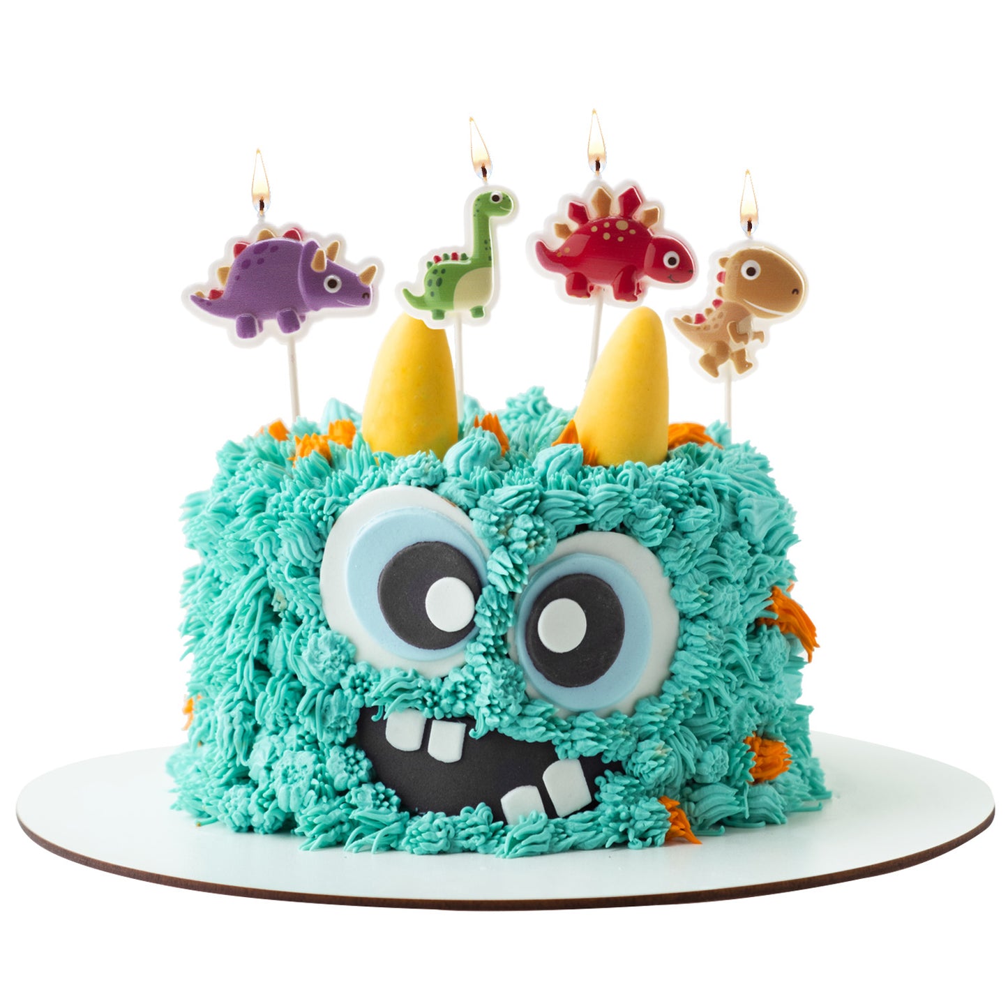 VELAS CUMPLEAÑOS DINOSAURIOS 4UD