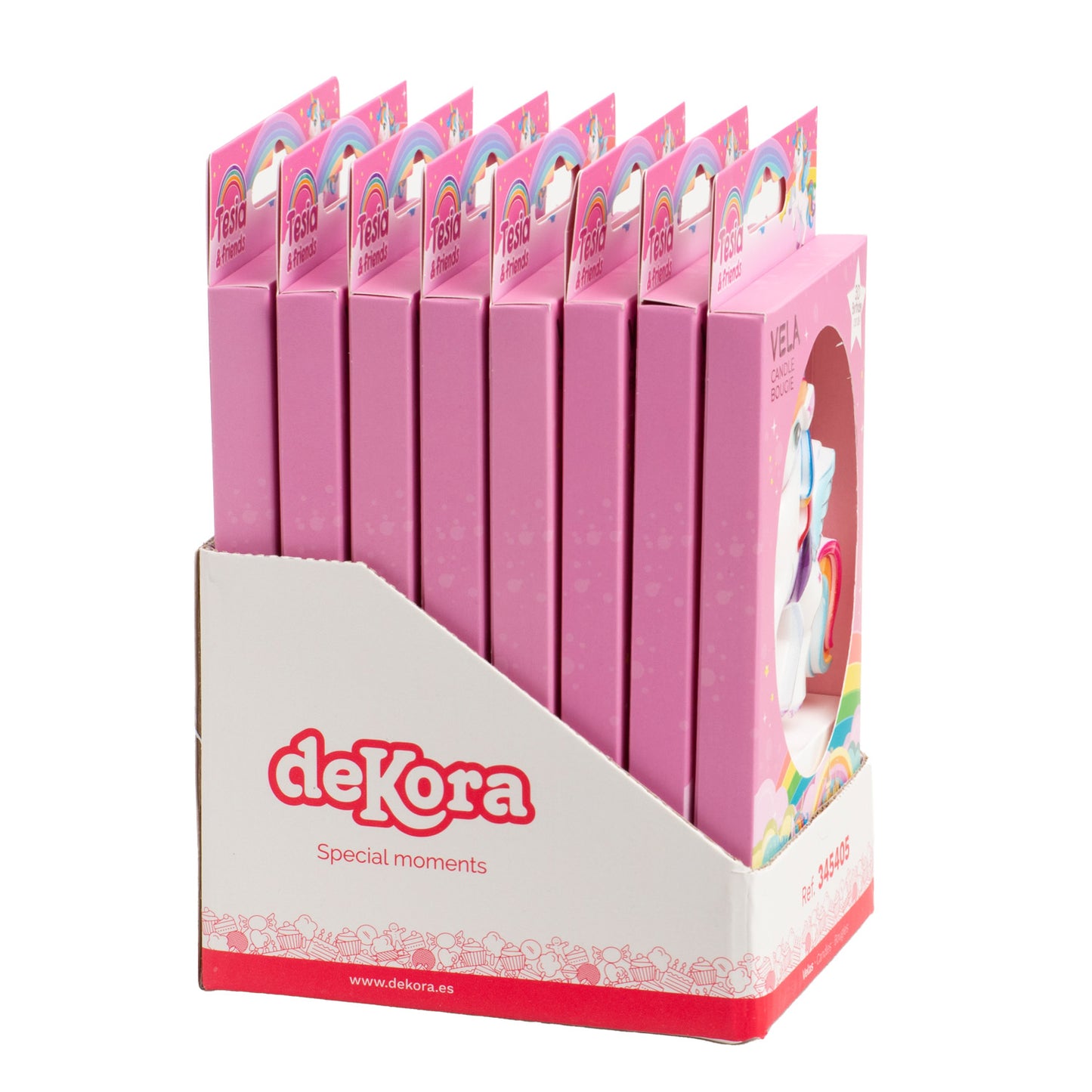 VELA DE ANIVERSÁRIO DE UNICÓRNIO 8X6.2CM