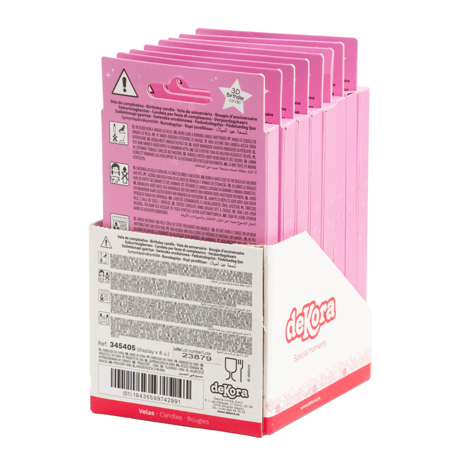 VELA DE ANIVERSÁRIO DE UNICÓRNIO 8X6.2CM