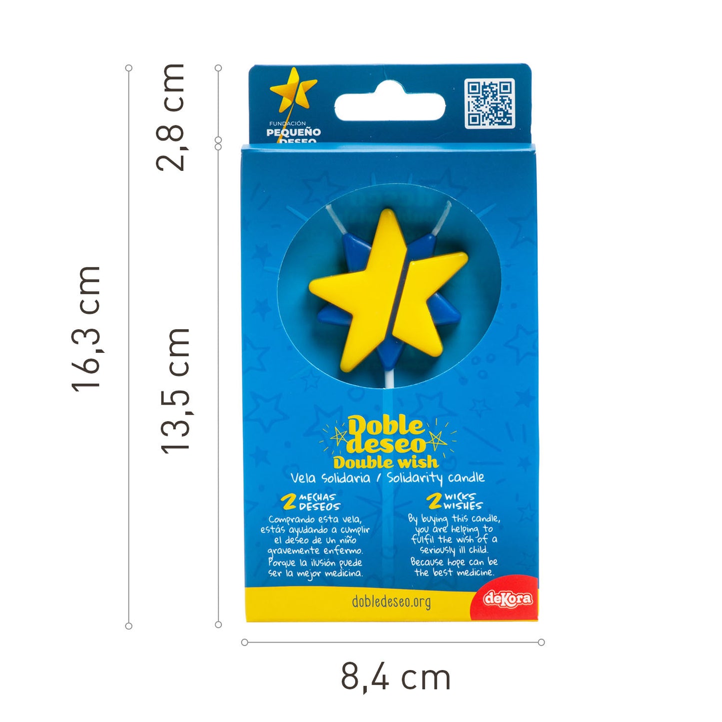 VELA SOLIDARIA PREMIUM DOBLE DESEO