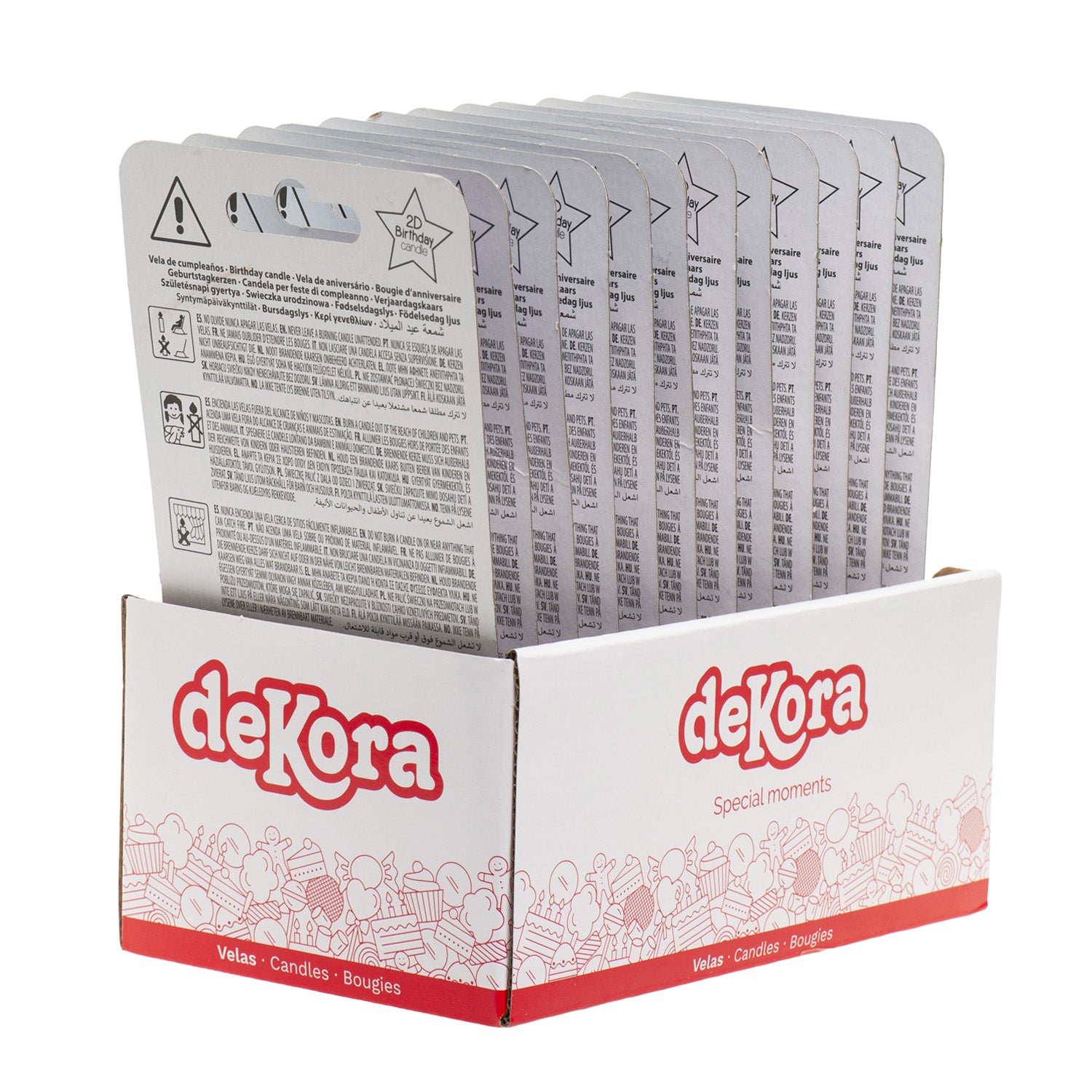 CANDELINE COMPLEANNO 2D UNICORNO TESIA 7.5CM