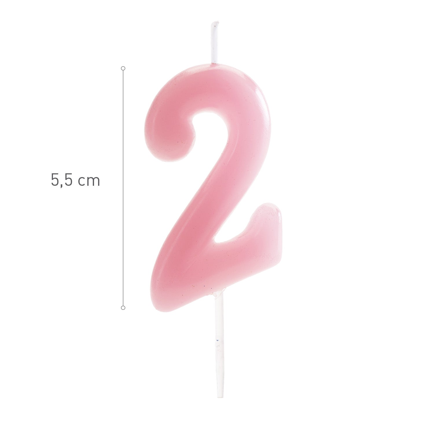 CANDELA DI COMPLEANNO COMIC ROSA BABY | Nº2
