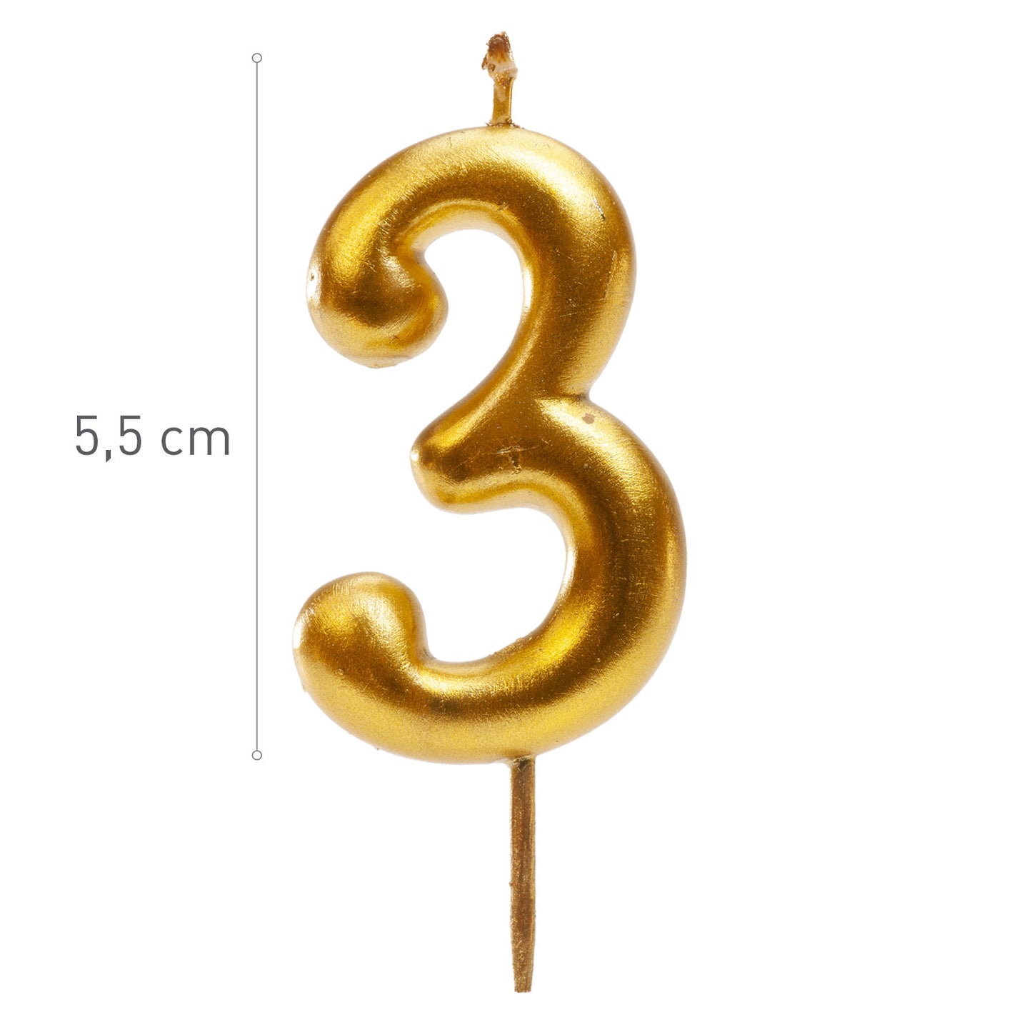BOUGIE D´ANNIVERSAIRE COMIC D'OR | Nº3