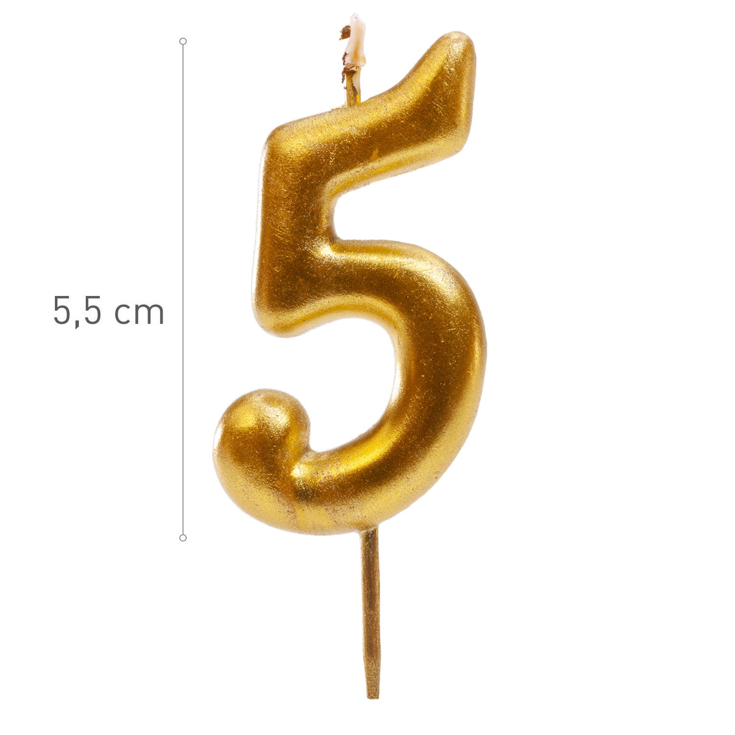 BOUGIE D´ANNIVERSAIRE COMIC D'OR | Nº5