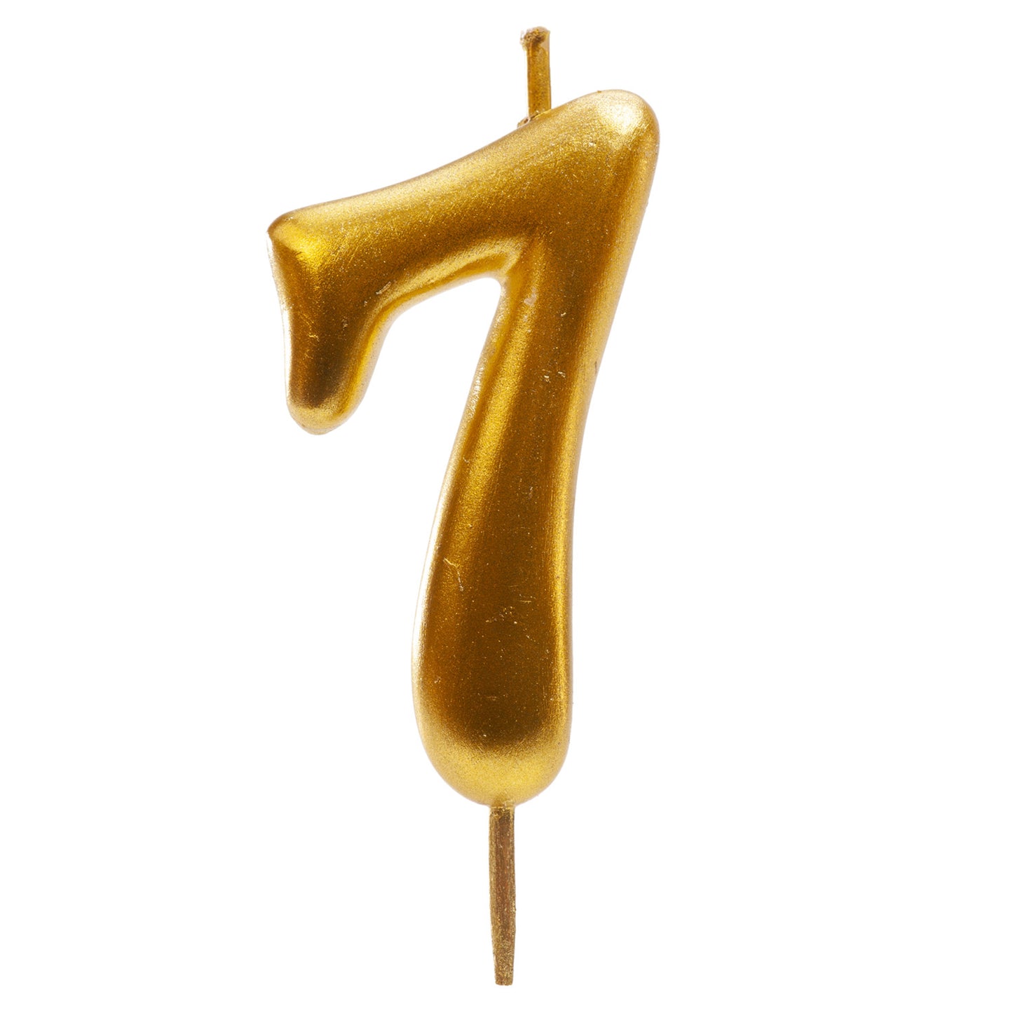 GOLD COMIC BIRTHDAY CANDLE | Nº7