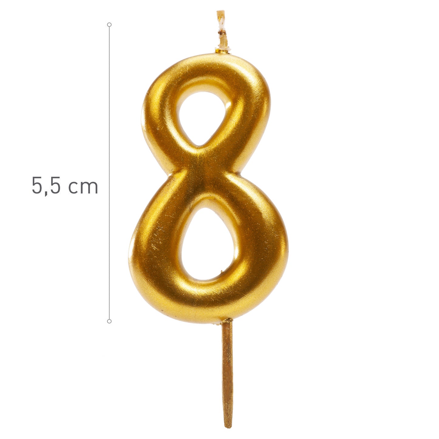 BOUGIE D´ANNIVERSAIRE COMIC D'OR | Nº8