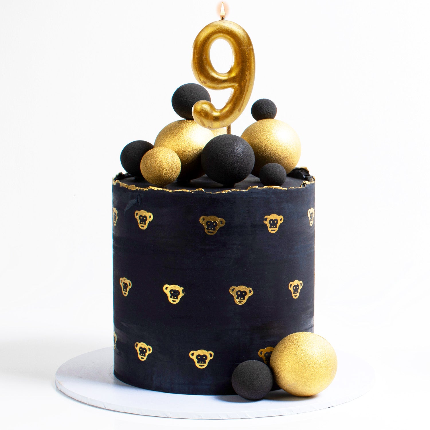 VELAS CUMPLEAÑOS COMIC ORO 5CM | Nº9