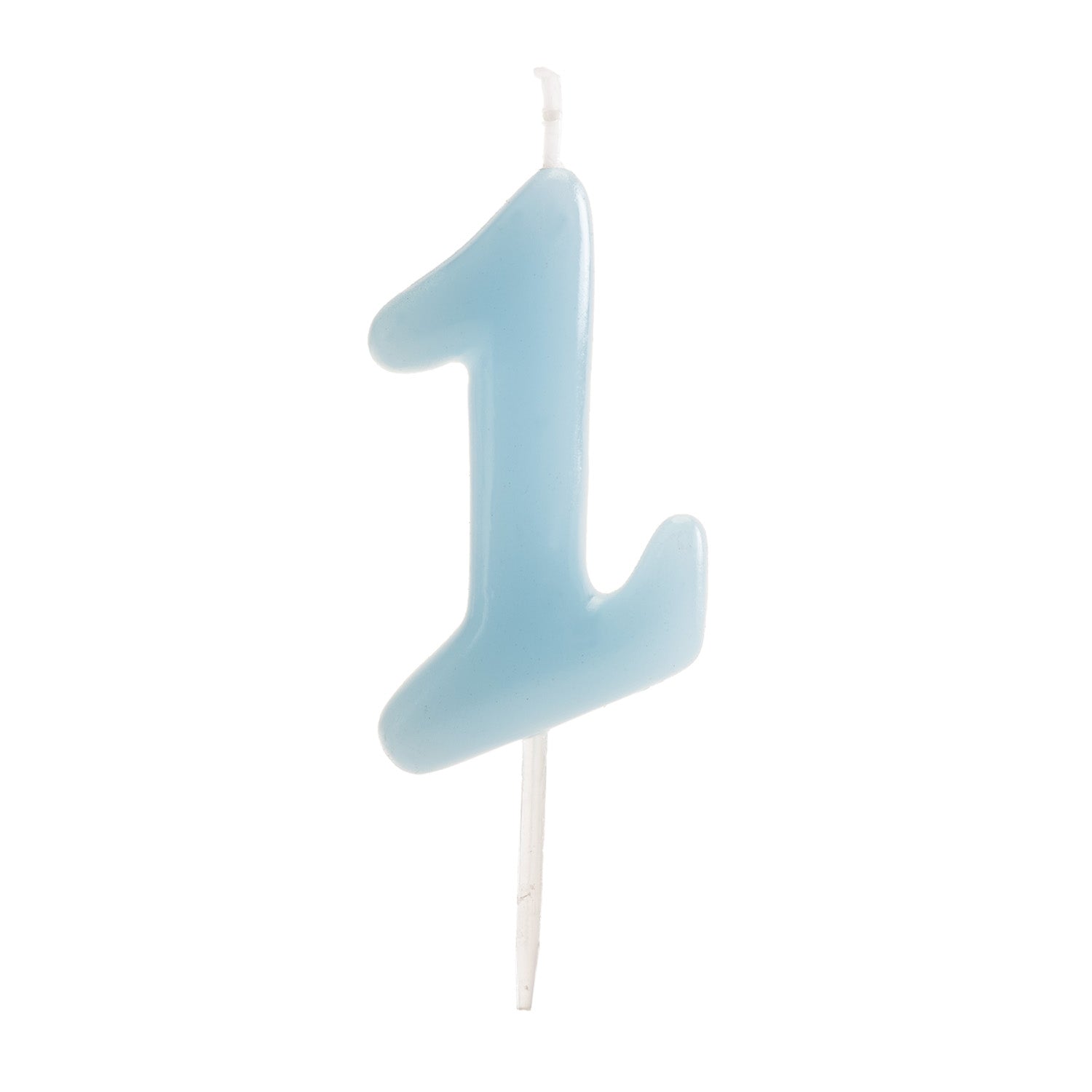 BABY BLUE COMIC BIRTHDAY CANDLE | Nº1