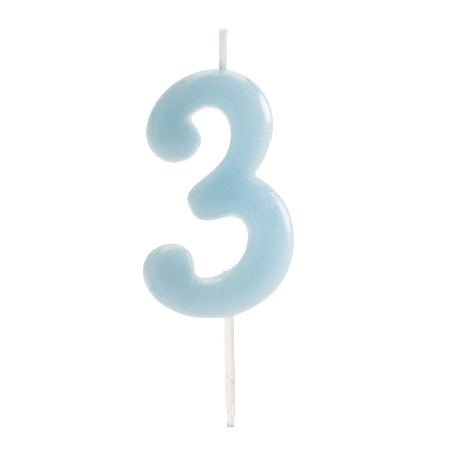 BABY BLUE COMIC BIRTHDAY CANDLE | Nº3