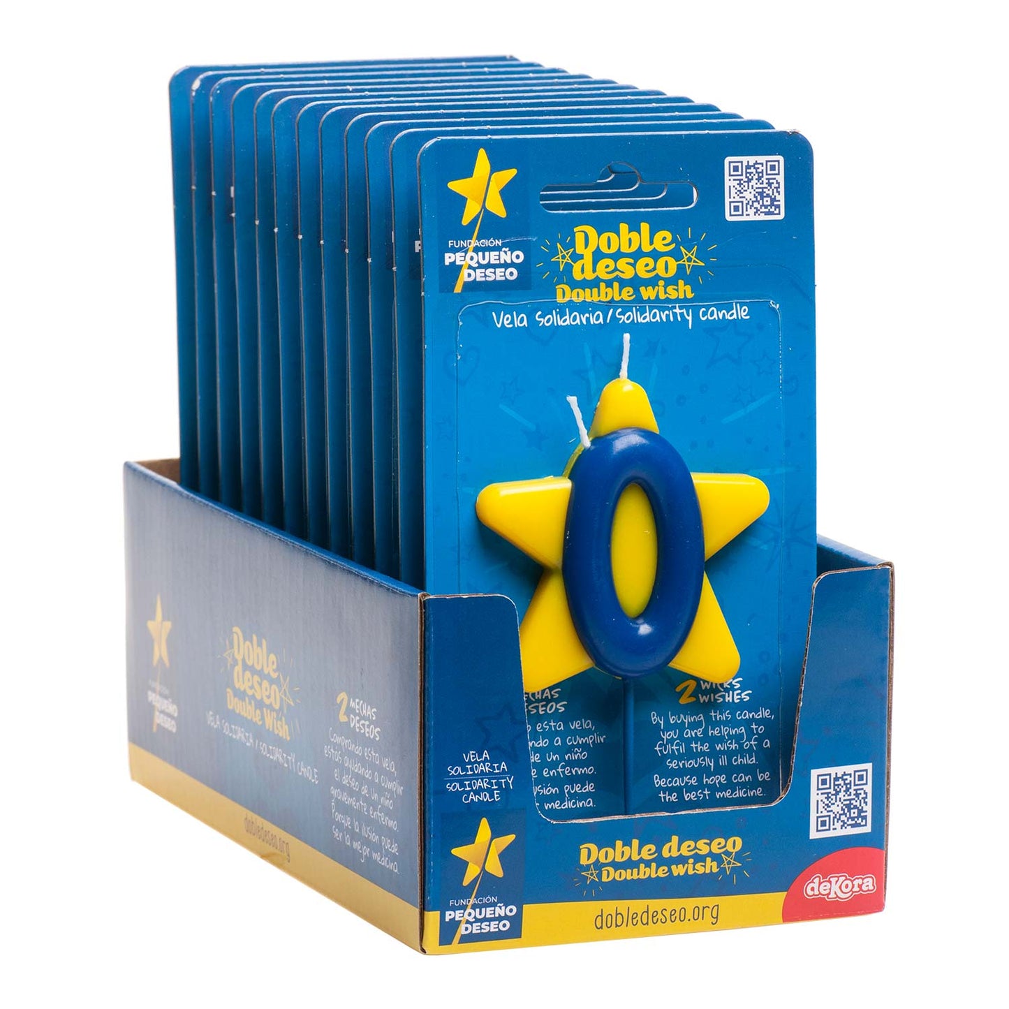 CANDELA DI COMPLEANNO SOLIDARIETÀ STELLA | Nº0