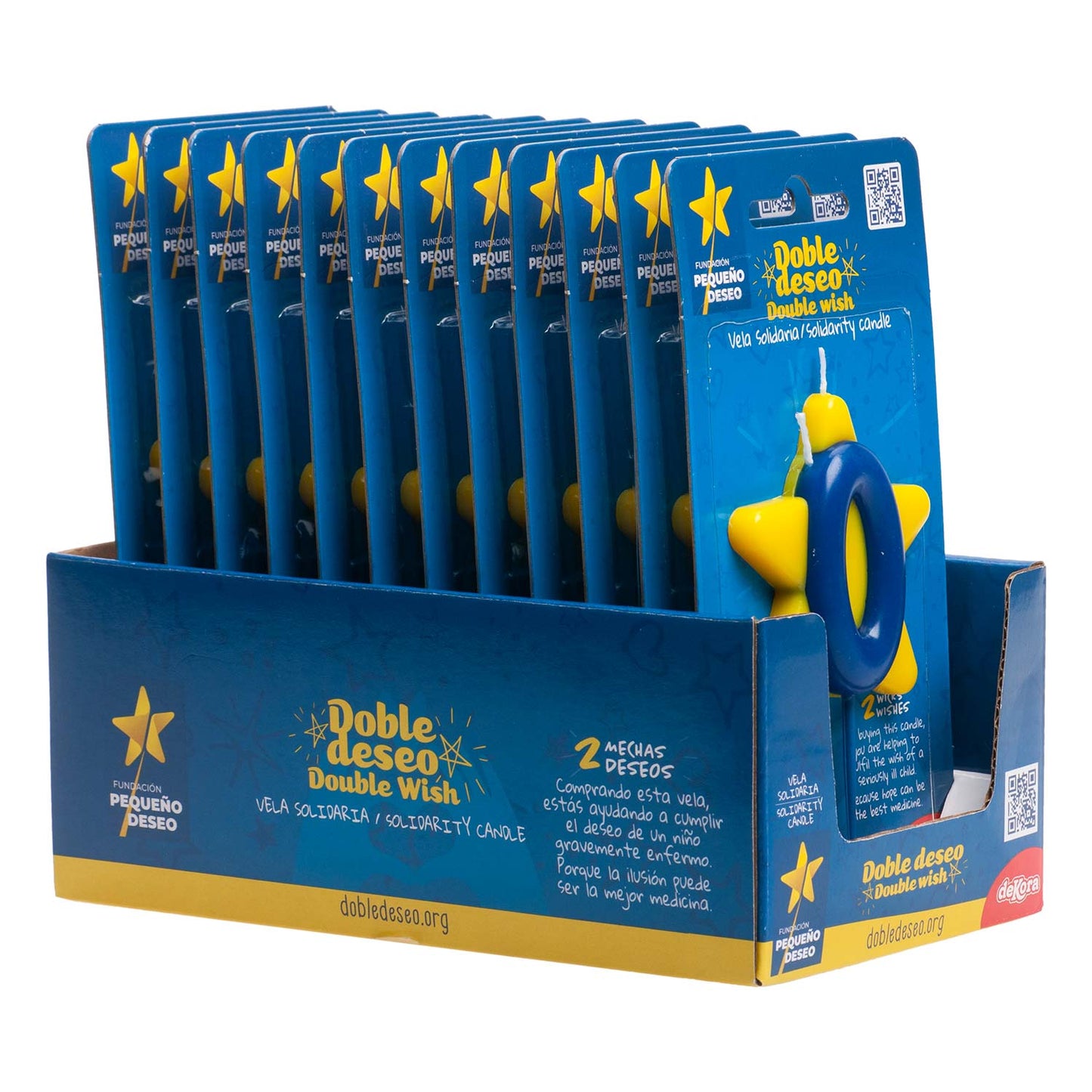 CANDELA DI COMPLEANNO SOLIDARIETÀ STELLA | Nº0