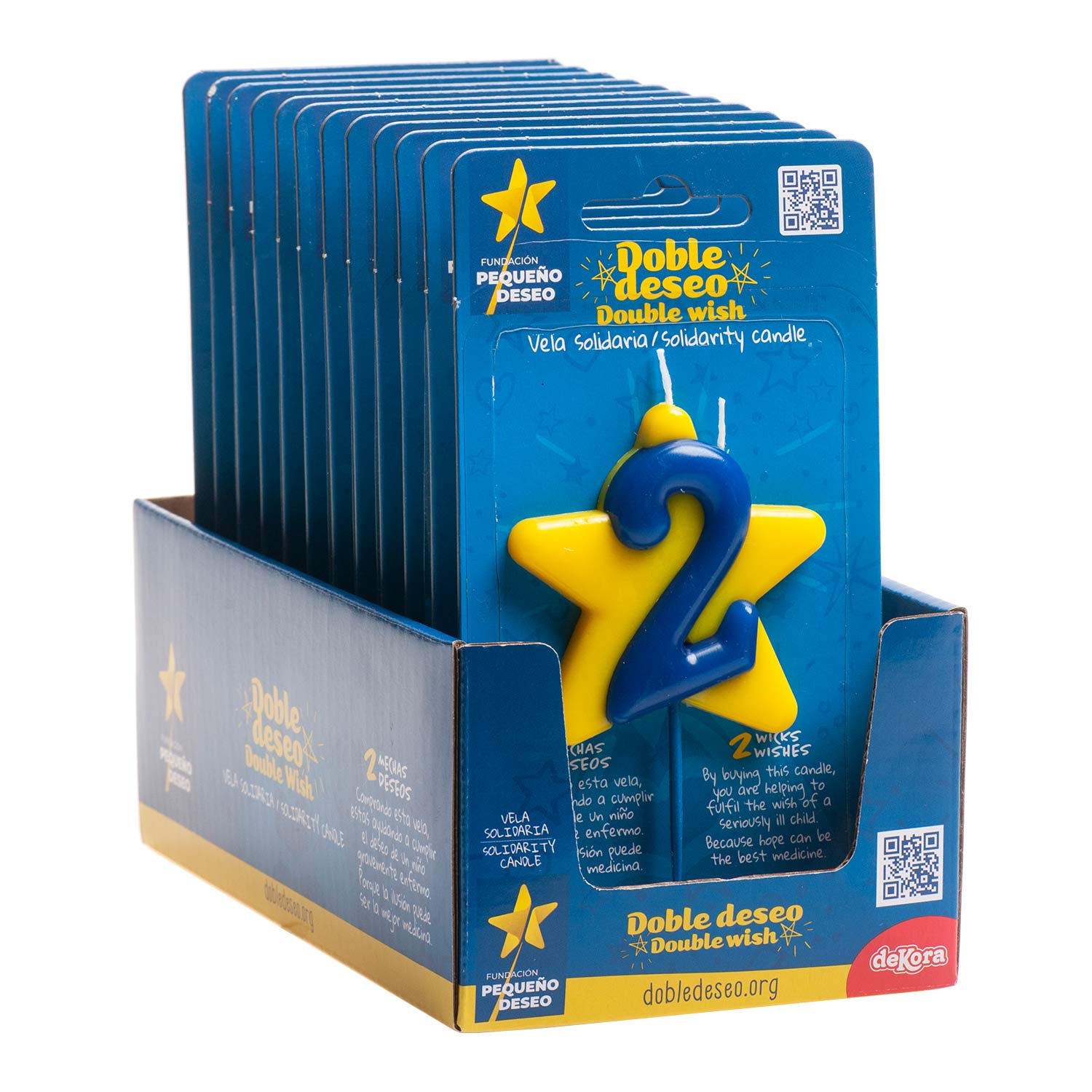 CANDELA DI COMPLEANNO SOLIDARIETÀ STELLA | Nº2