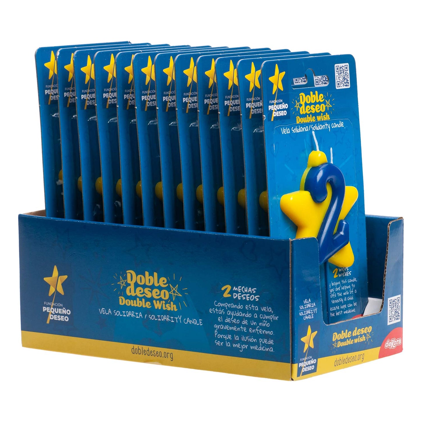 CANDELA DI COMPLEANNO SOLIDARIETÀ STELLA | Nº2