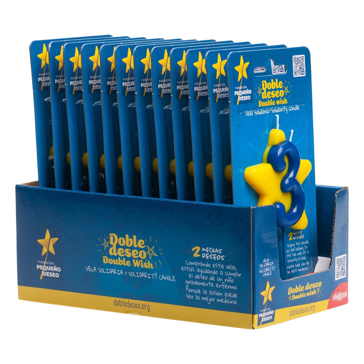 CANDELA DI COMPLEANNO SOLIDARIETÀ STELLA | Nº3