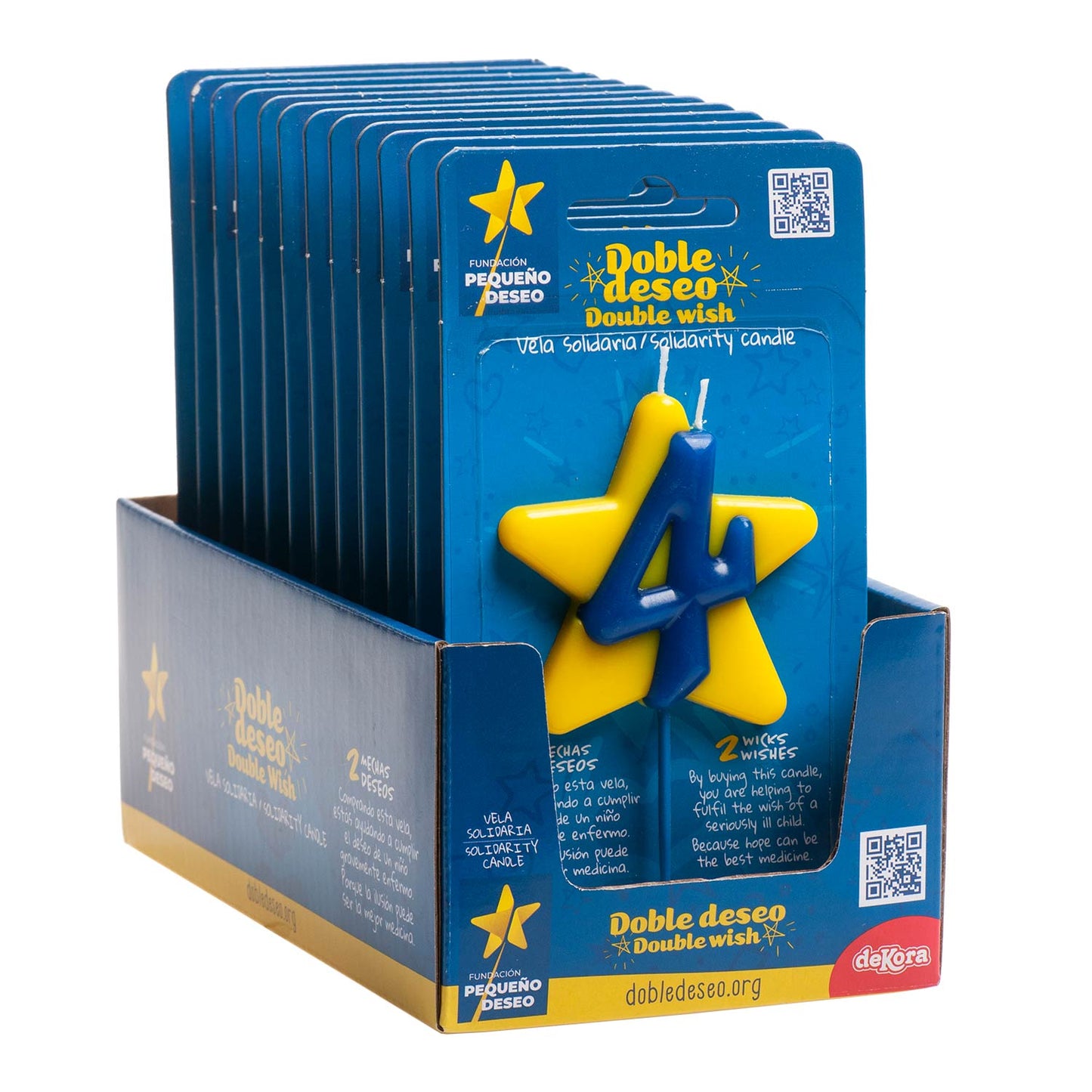 CANDELA DI COMPLEANNO SOLIDARIETÀ STELLA | Nº4