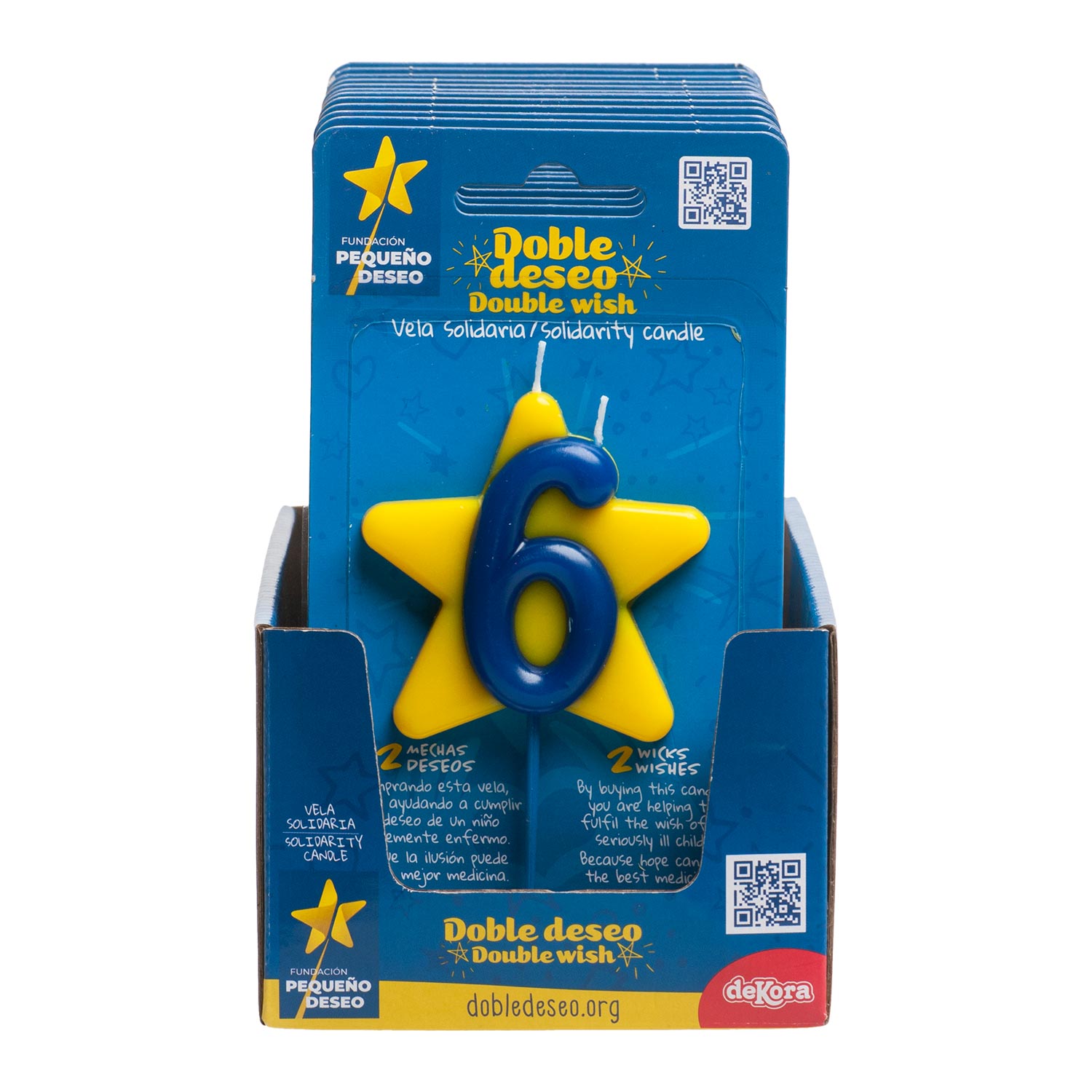 BOUGIE D'ANNIVERSAIRE SOLIDARITÉ ÉTOILE | Nº6