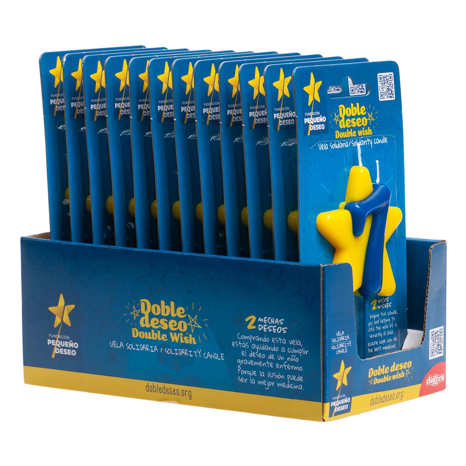 CANDELA DI COMPLEANNO SOLIDARIETÀ STELLA | Nº7