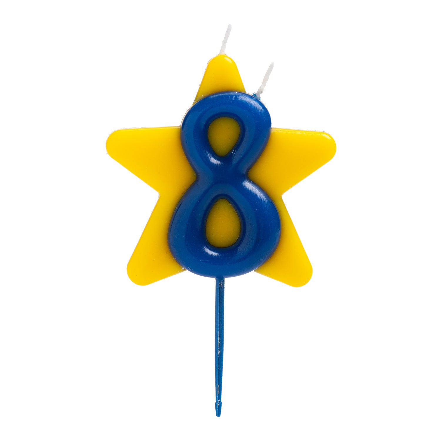 VELA ANIVERSÁRIO SOLIDÁRIA ESTRELA DESEJO DUPLO | Nº8