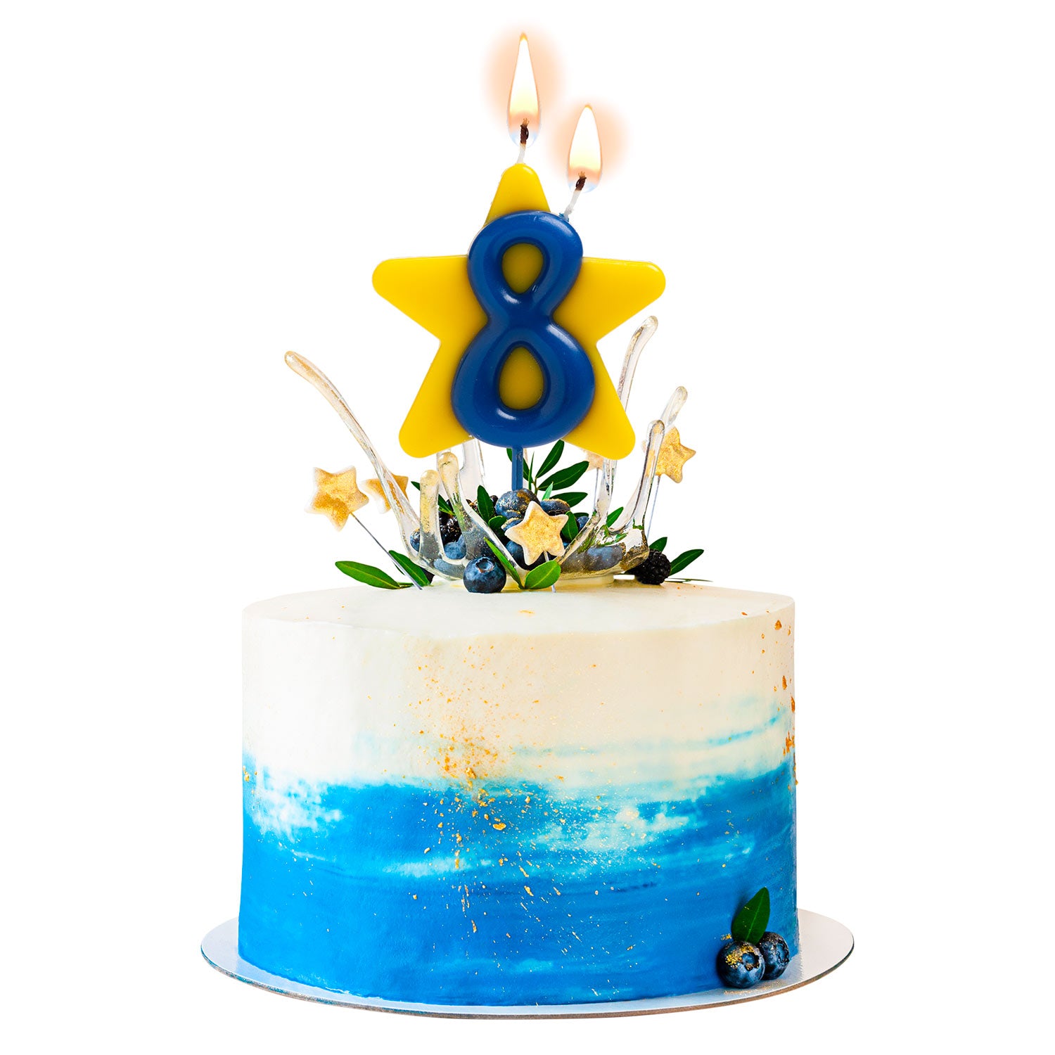 CANDELA DI COMPLEANNO SOLIDARIETÀ STELLA | Nº8