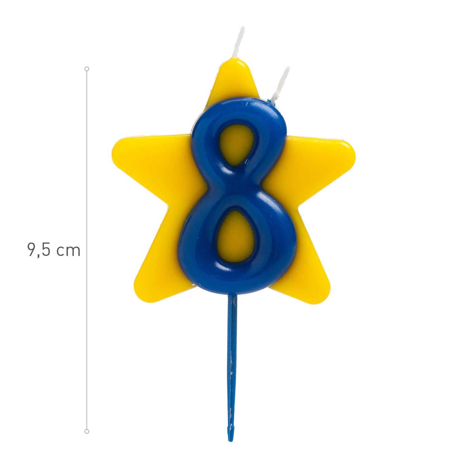 CANDELA DI COMPLEANNO SOLIDARIETÀ STELLA | Nº8