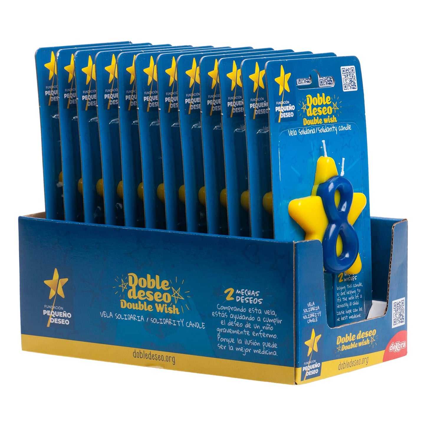 CANDELA DI COMPLEANNO SOLIDARIETÀ STELLA | Nº8