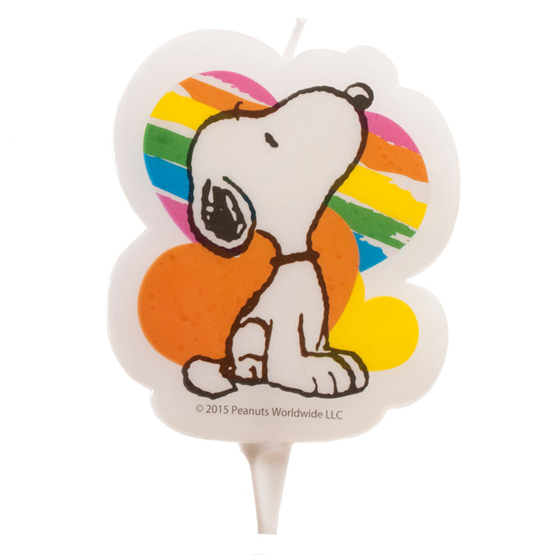 DISPLAY 12 VELAS SNOOPY 7,5CM