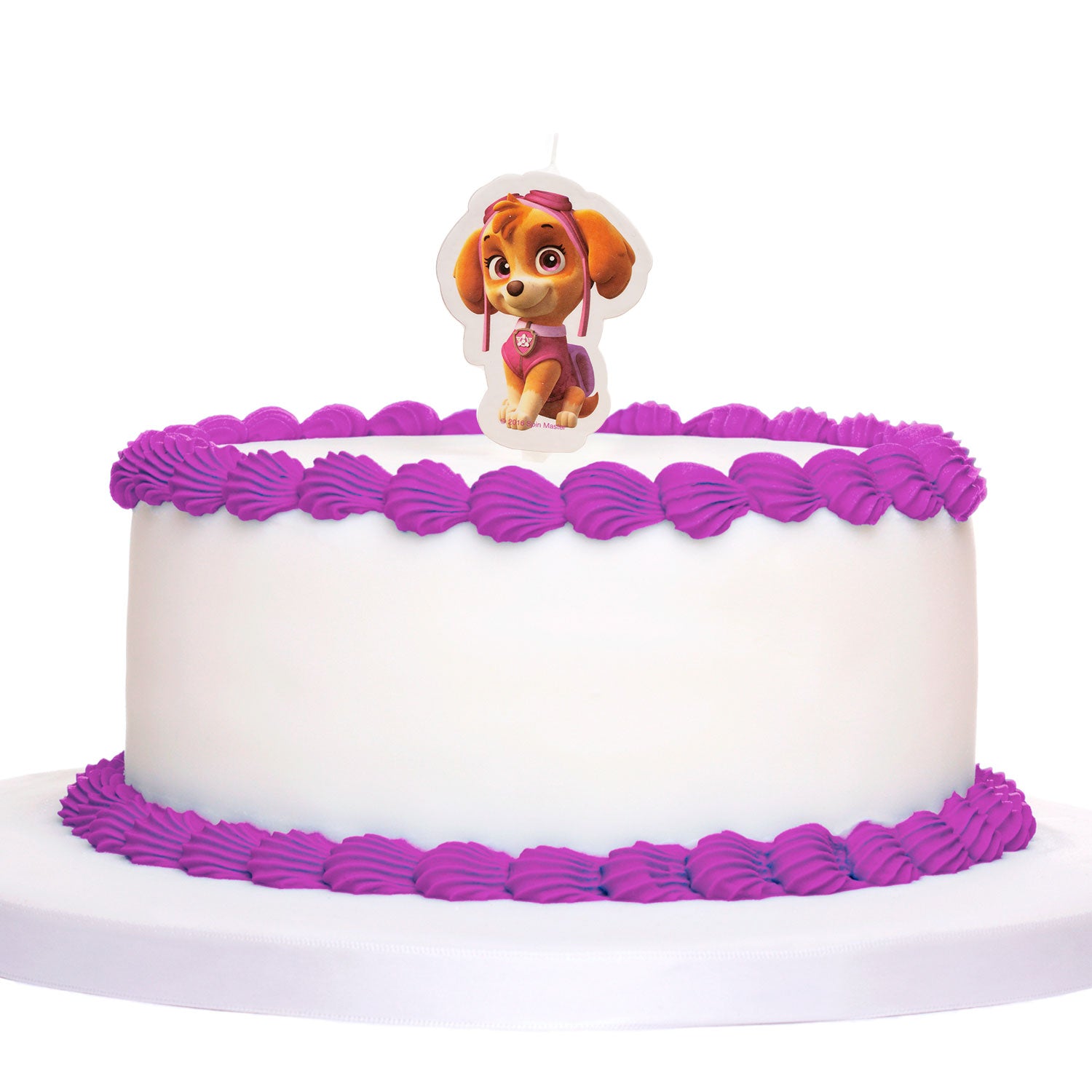DISPLAY 12 BOUGIES 2D PAW PATROL SKYE 7,5CM