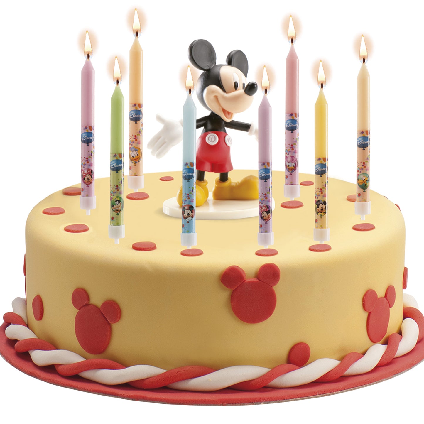 EXPOSITOR 12 VELAS PALITOS MICKEY & AMIGOS 9 CM
