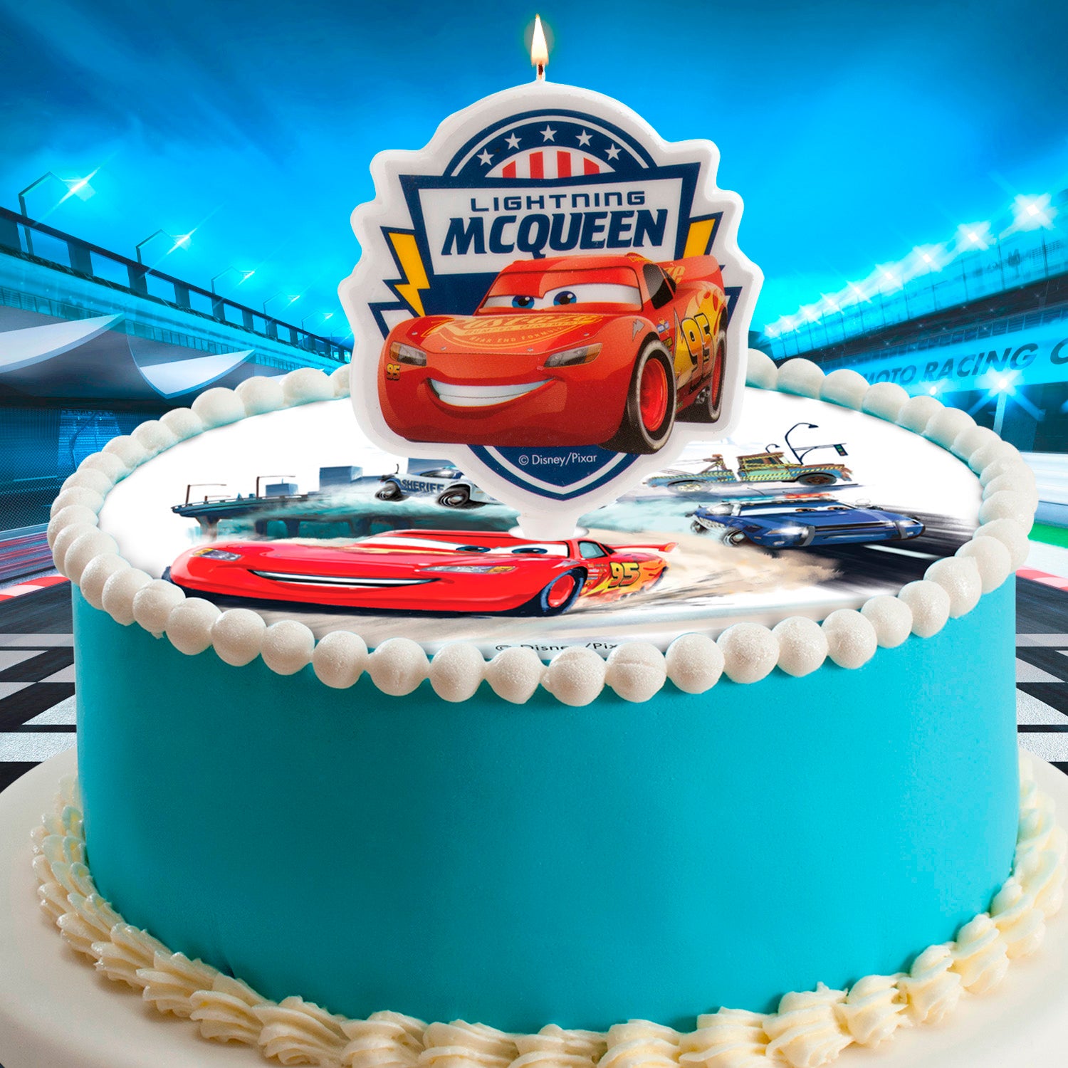 ESPOSITORE 12 CANDELINE 2D CARS