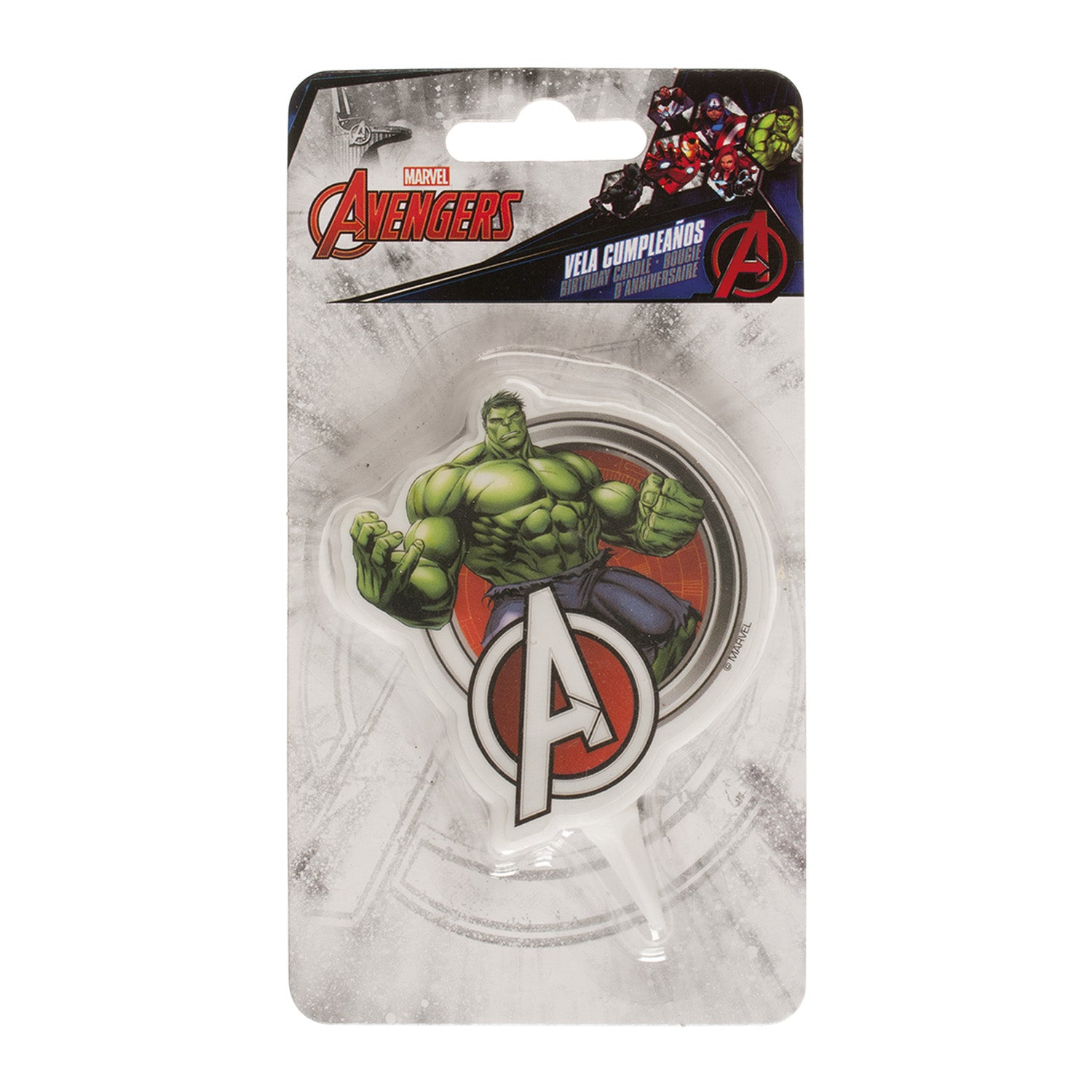 ESPOSITORE 12 CANDELINE 2D HULK