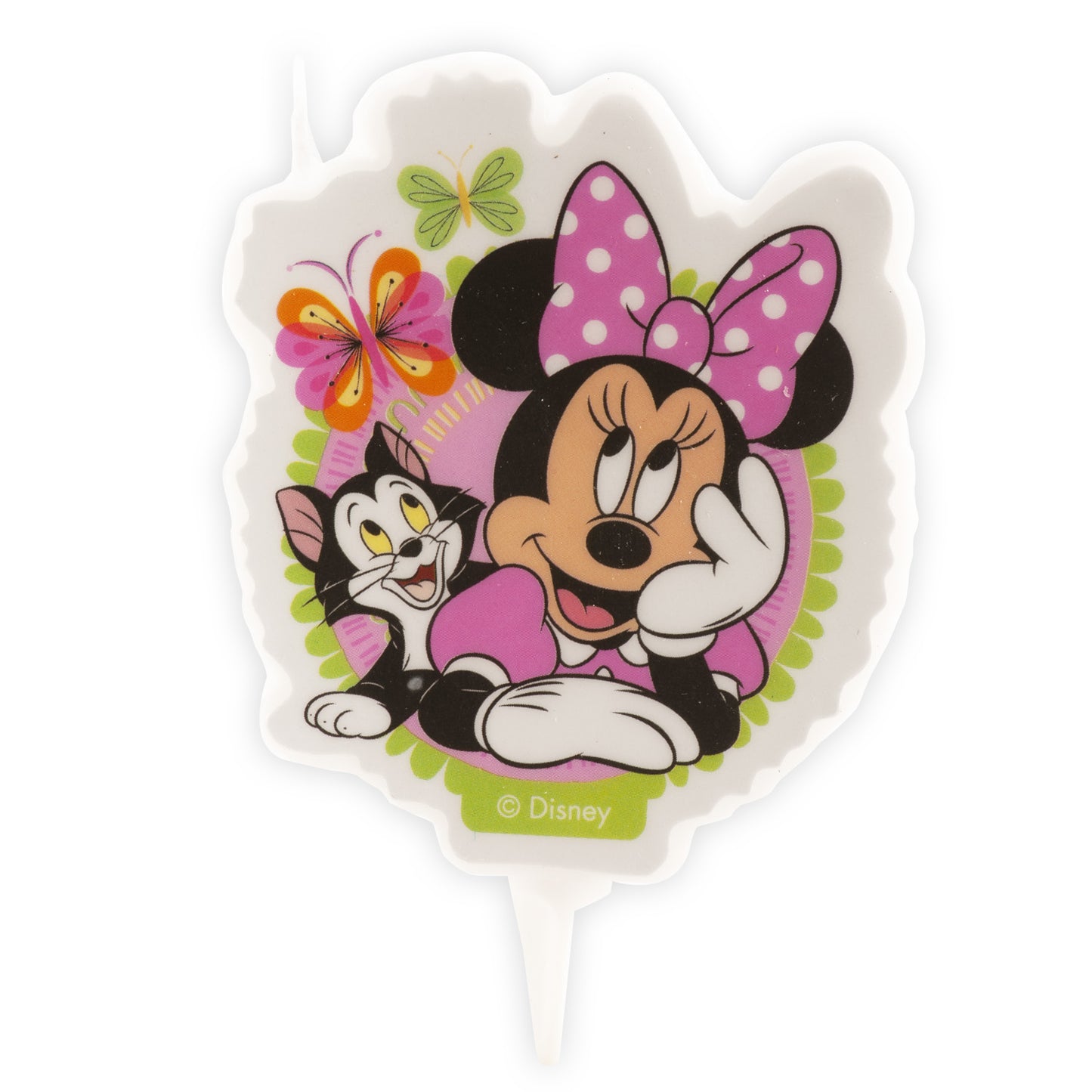 BOUGIE ANNIVERSAIRE 2D MINNIE MOUSE 7,5CM