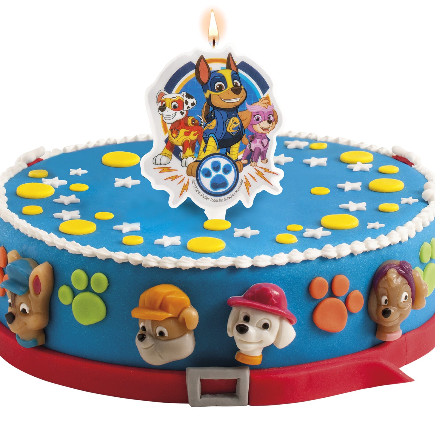 PAW PATROL DISPLAY 12 BIRTHDAY CANDLES 2D PAW PATROL 7,5 CM