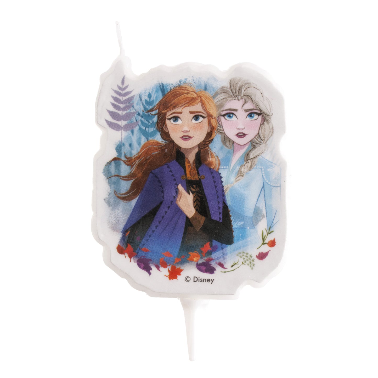 VELA CUMPLEAÑOS 2D FROZEN II 7,5CM*