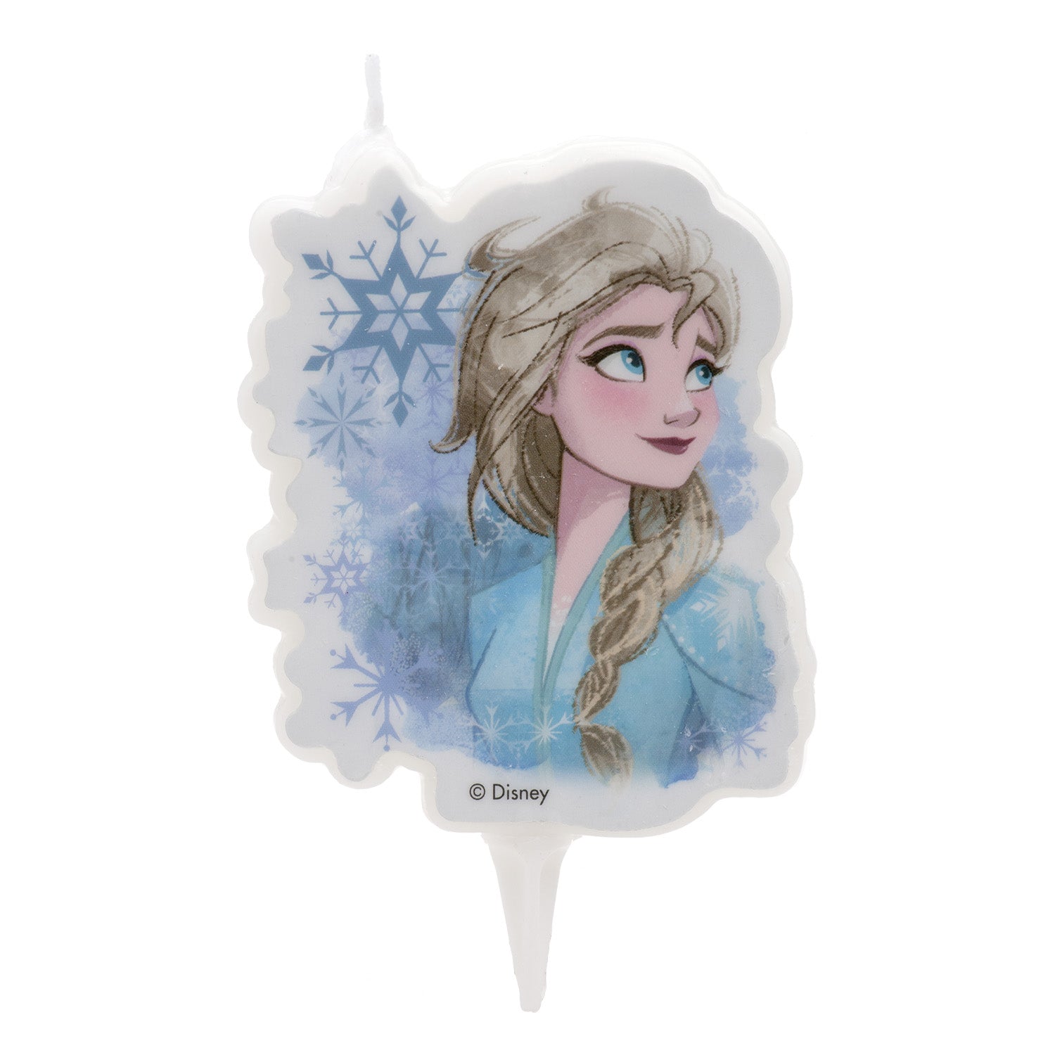 2D ELSA FROZEN 2 BIRTHDAY CANDLE 7,5CM