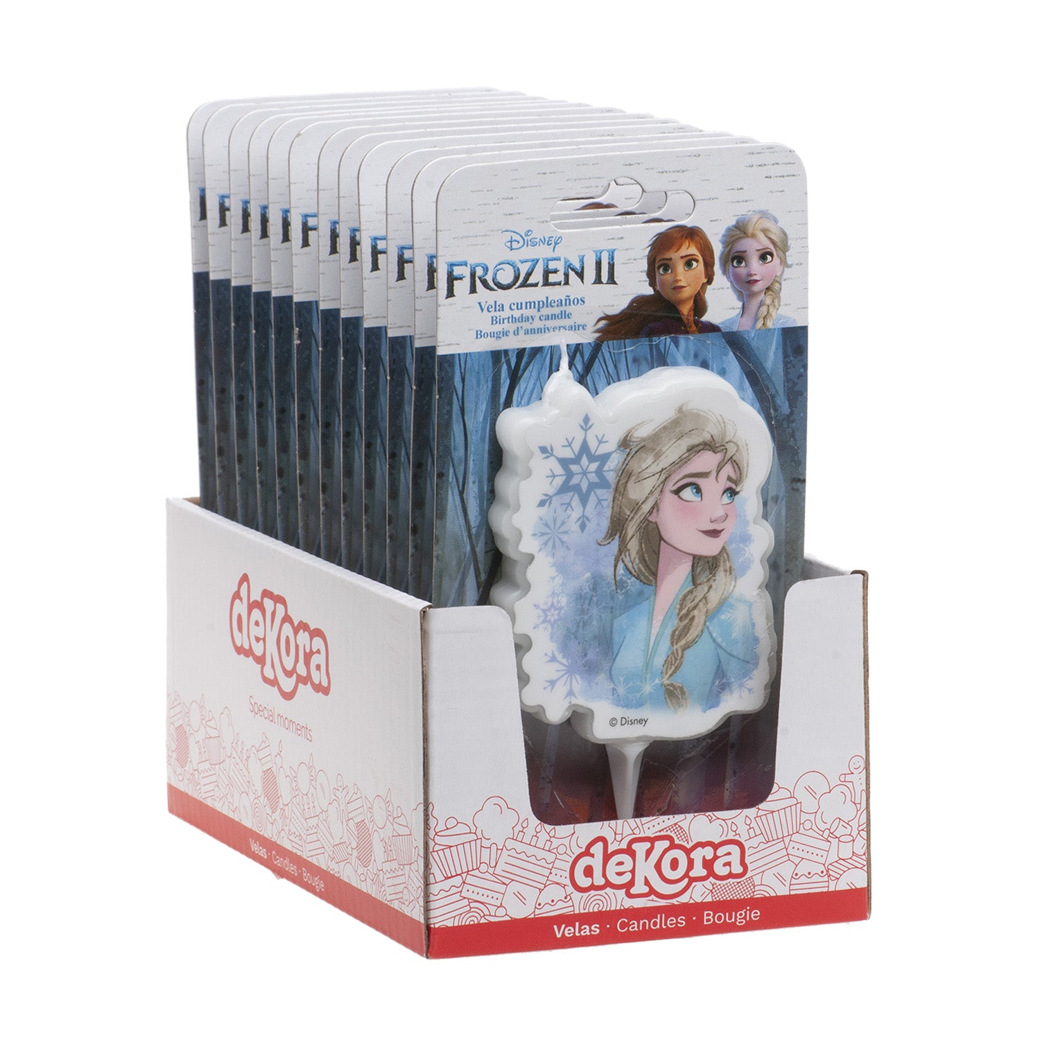 2D ELSA FROZEN 2 BIRTHDAY CANDLE 7,5CM