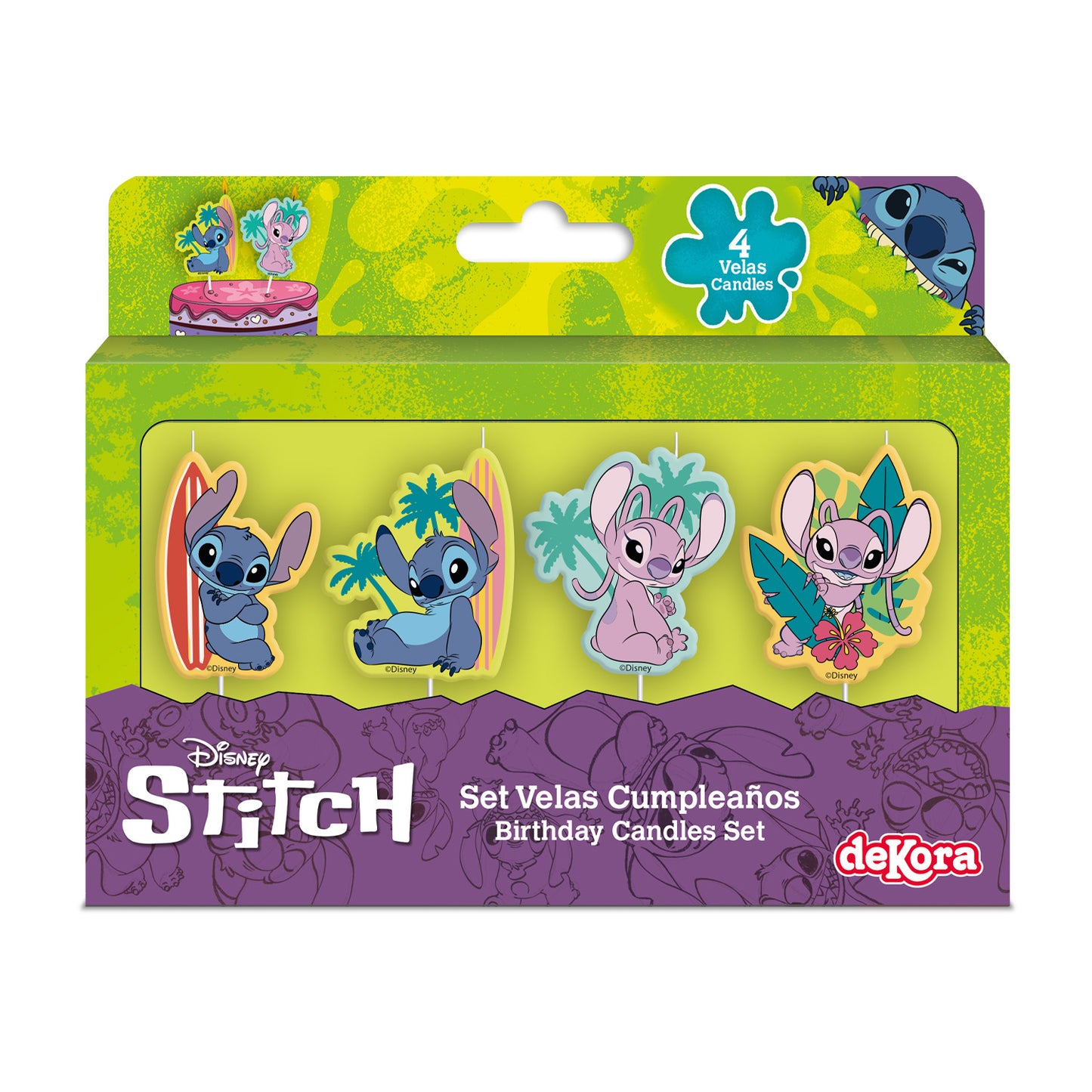 CANDELAS COMPLEANNO STITCH 4U