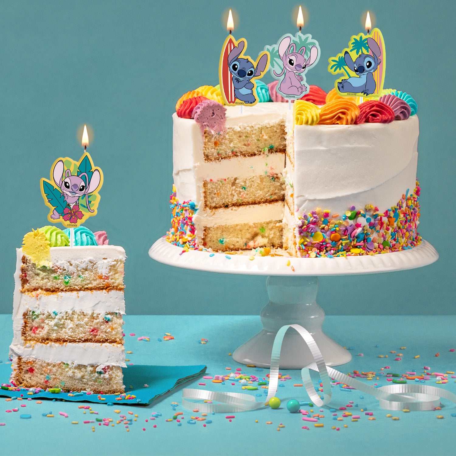 VELAS CUMPLEAÑOS STITCH