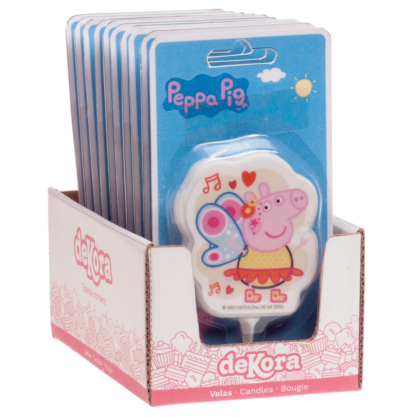 VELA CUMPLEAÑOS 2D PEPPA PIG 7,5CM