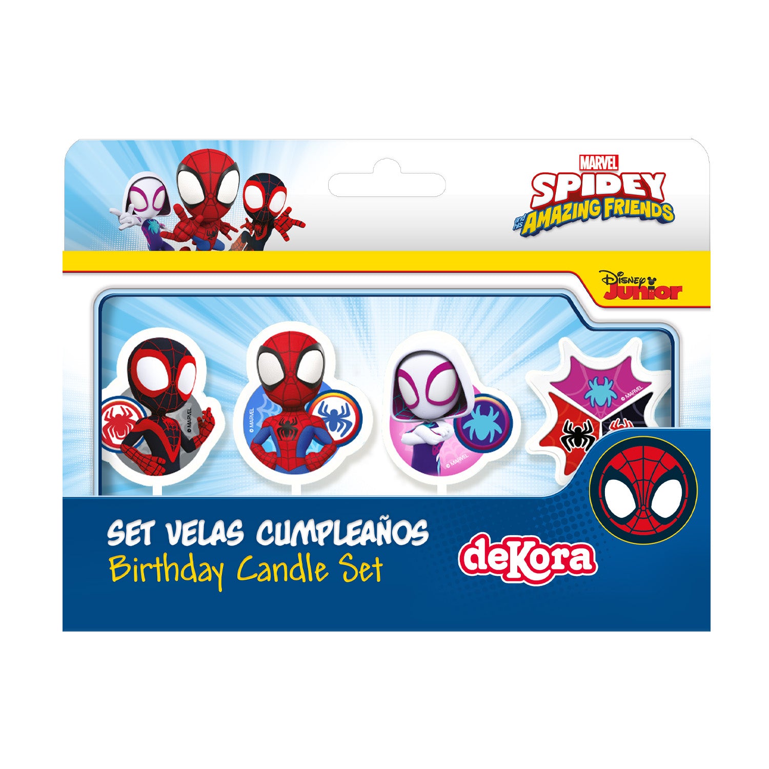 CANDELAS COMPLEANNO SPIDEY 4U