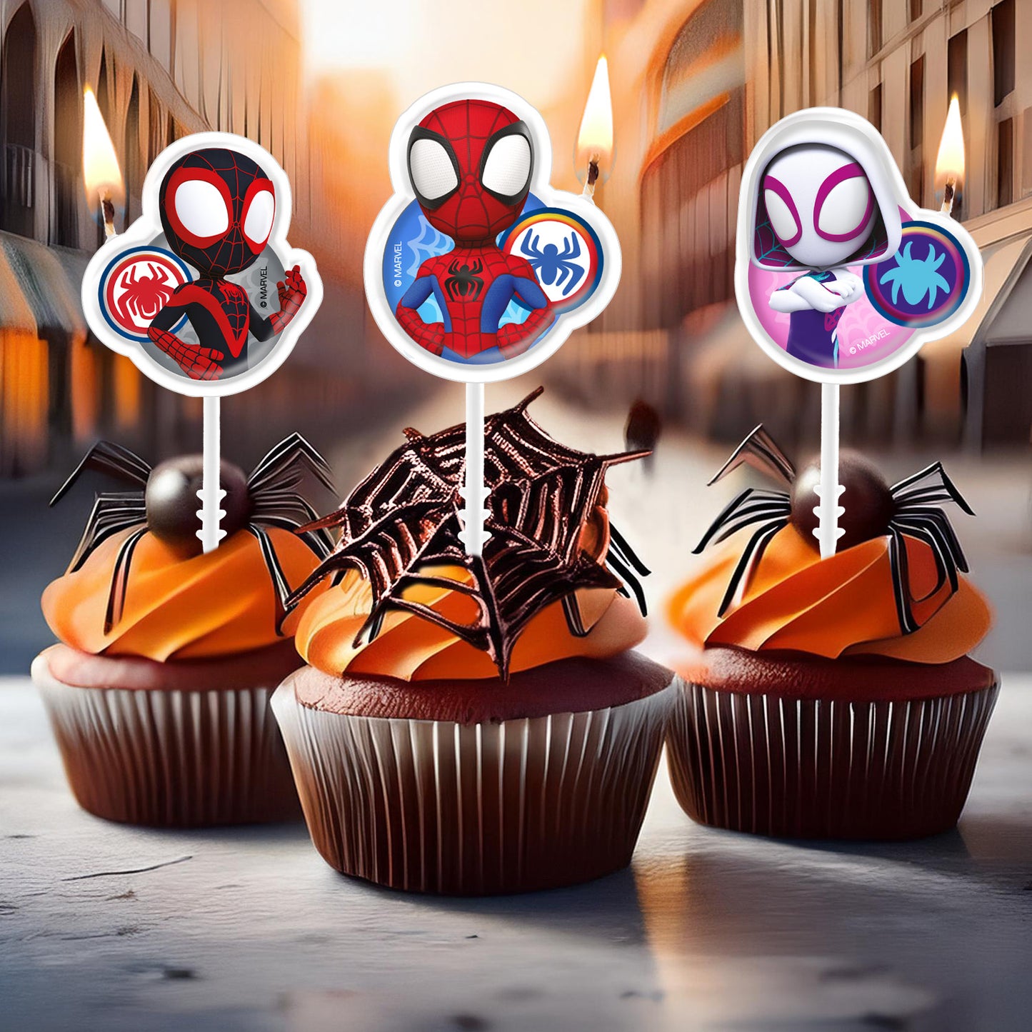 CANDELAS COMPLEANNO SPIDEY 4U