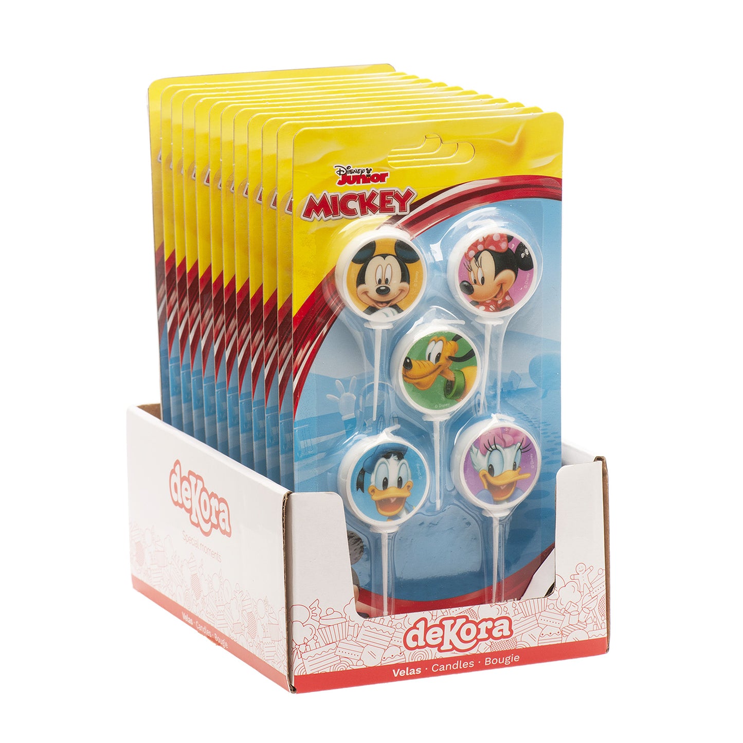 VELAS DE CUMPLEAÑOS MICKEY Y AMIGOS Ø 3CM