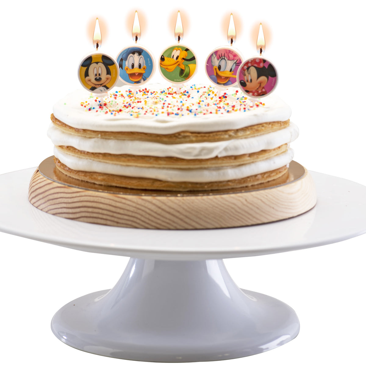 CANDELE DI COMPLEANNO TOPOLINO E AMICI Ø 3CM