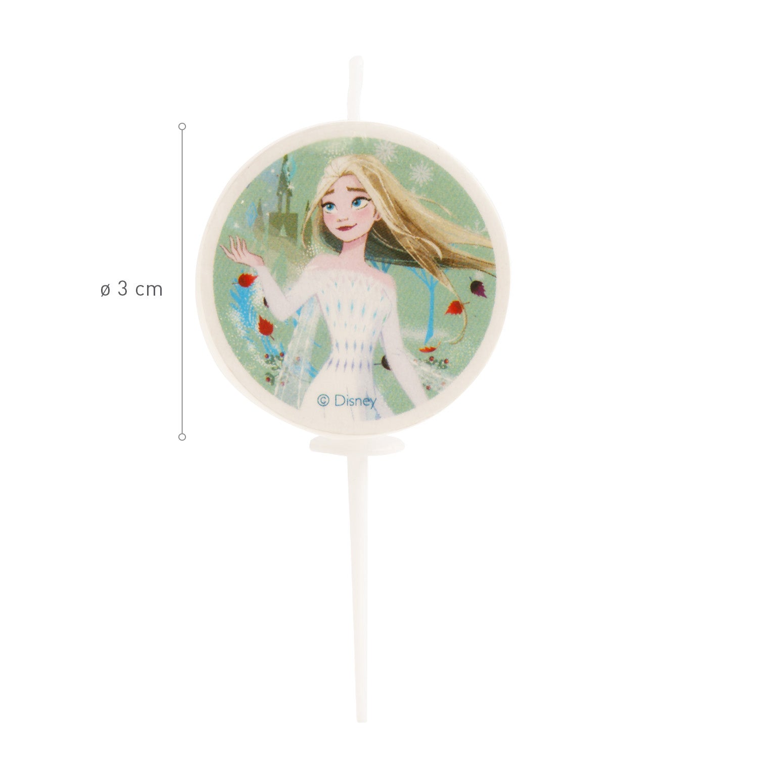 VELAS DE CUMPLEAÑOS FROZEN Ø 3CM