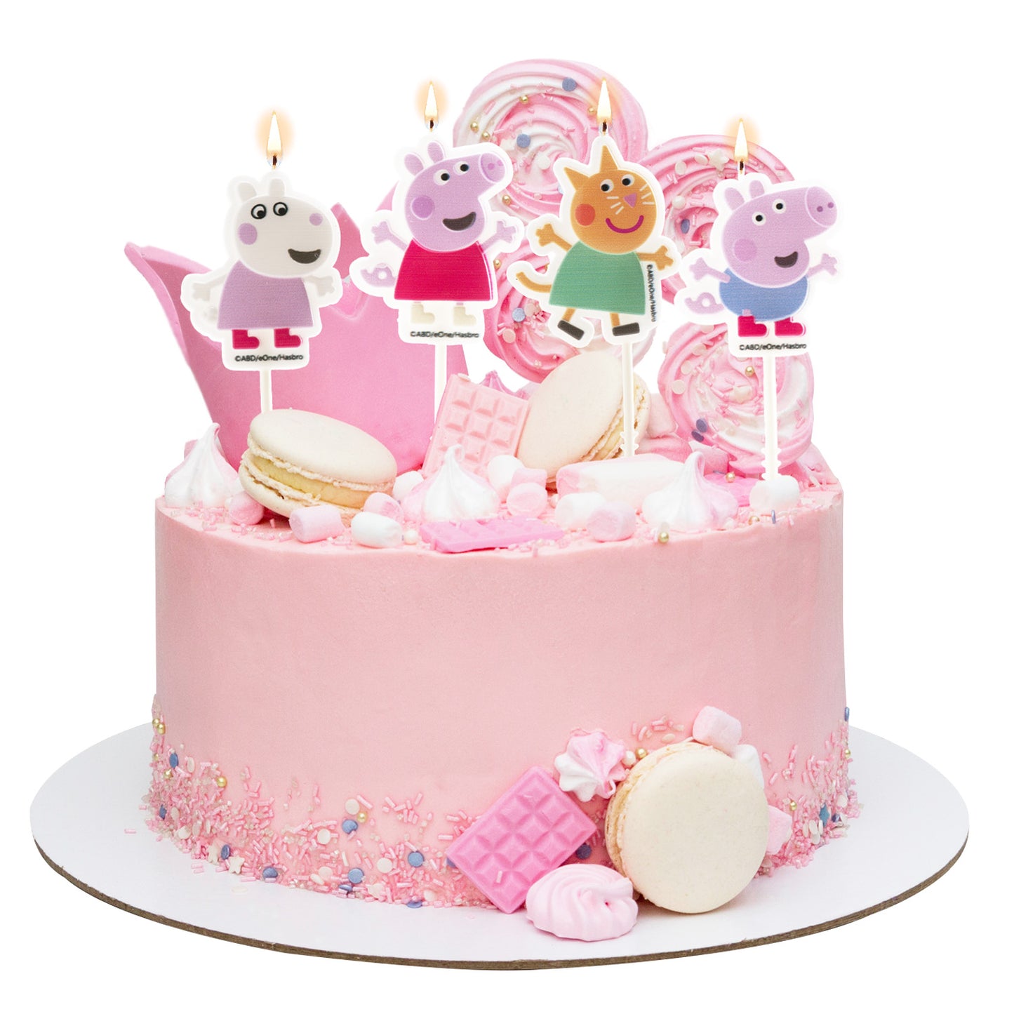 VELAS CUMPLEAÑOS PEPPA PIG 4UD